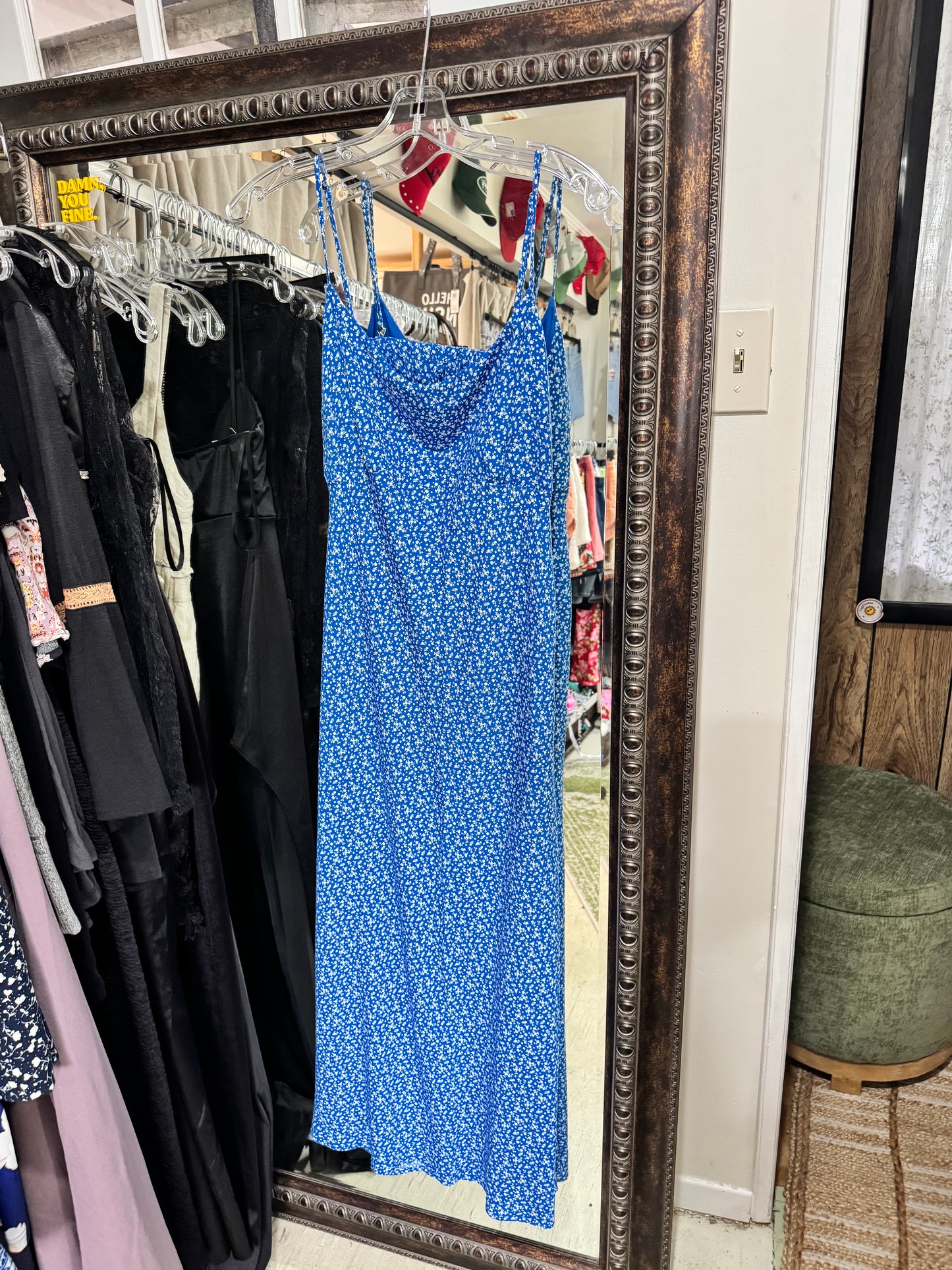 Blue dress