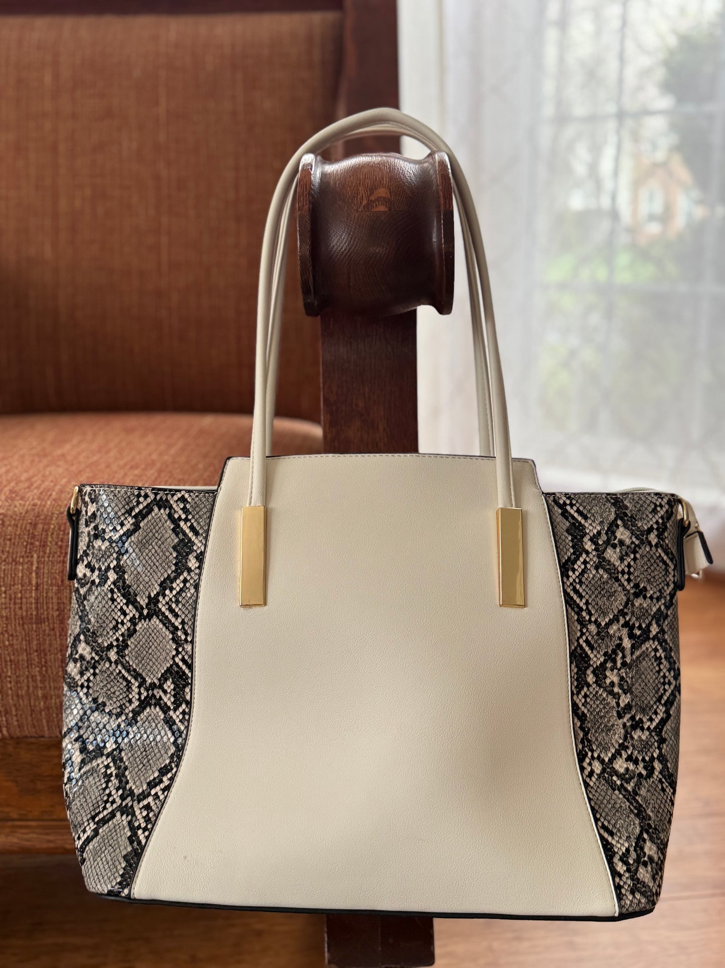 Snakeskin purse