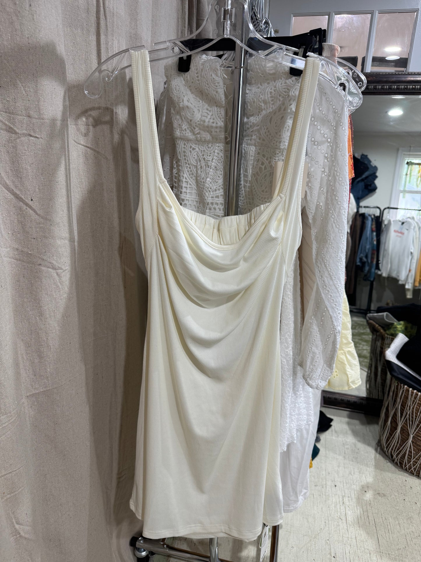 White NWT dress