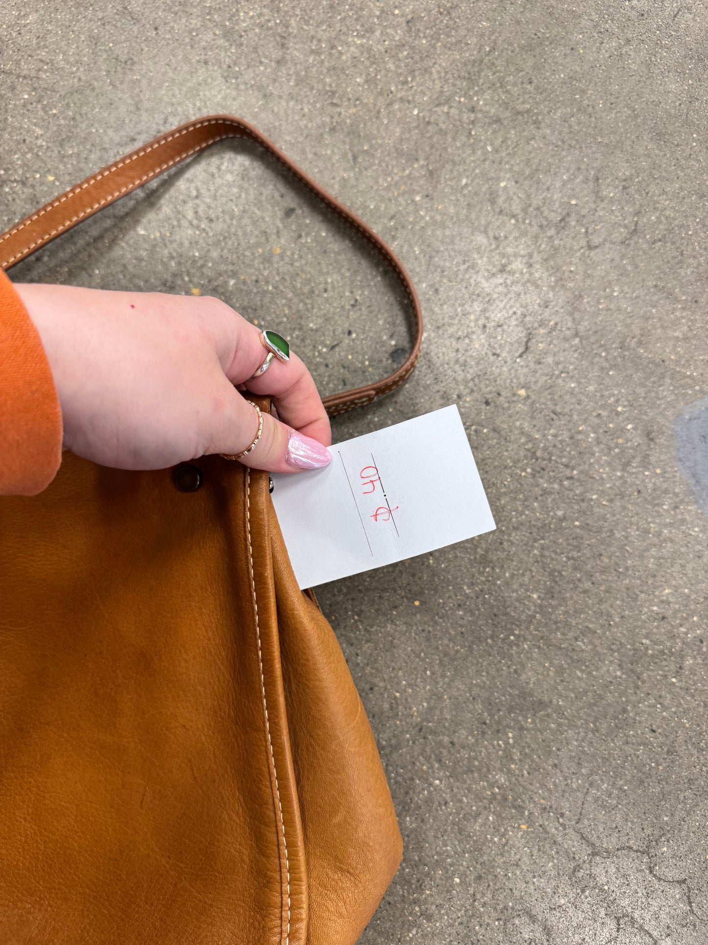 American leather purse