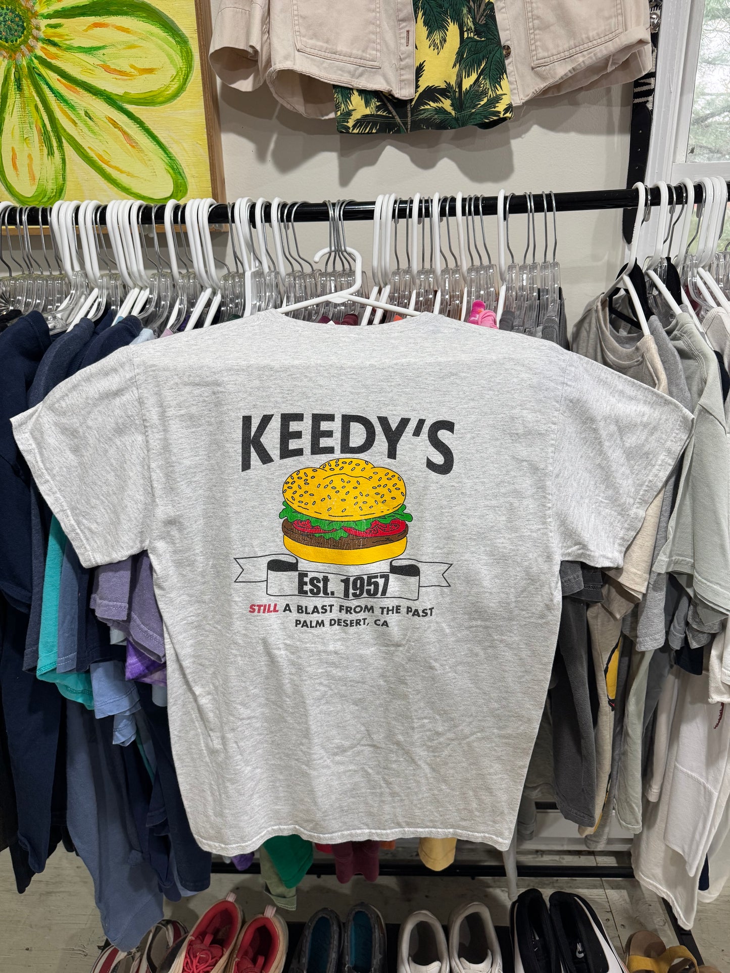 Vtg burger tee