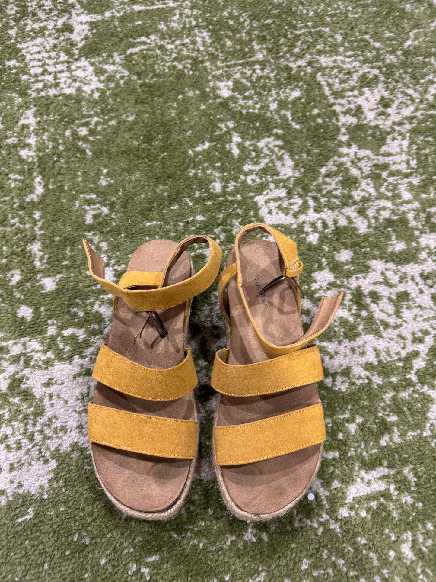 Yellow sandals