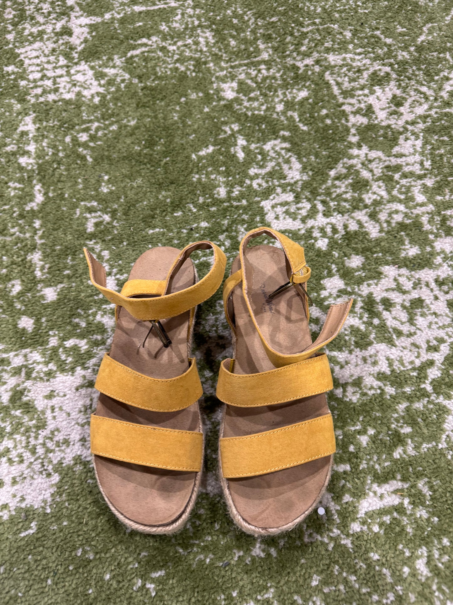 Yellow sandals