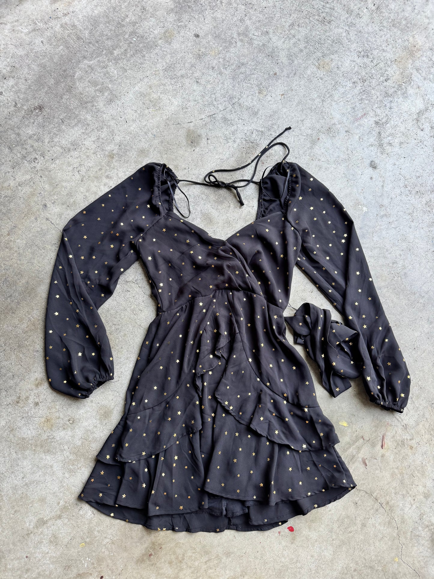 Star Wrap Dress