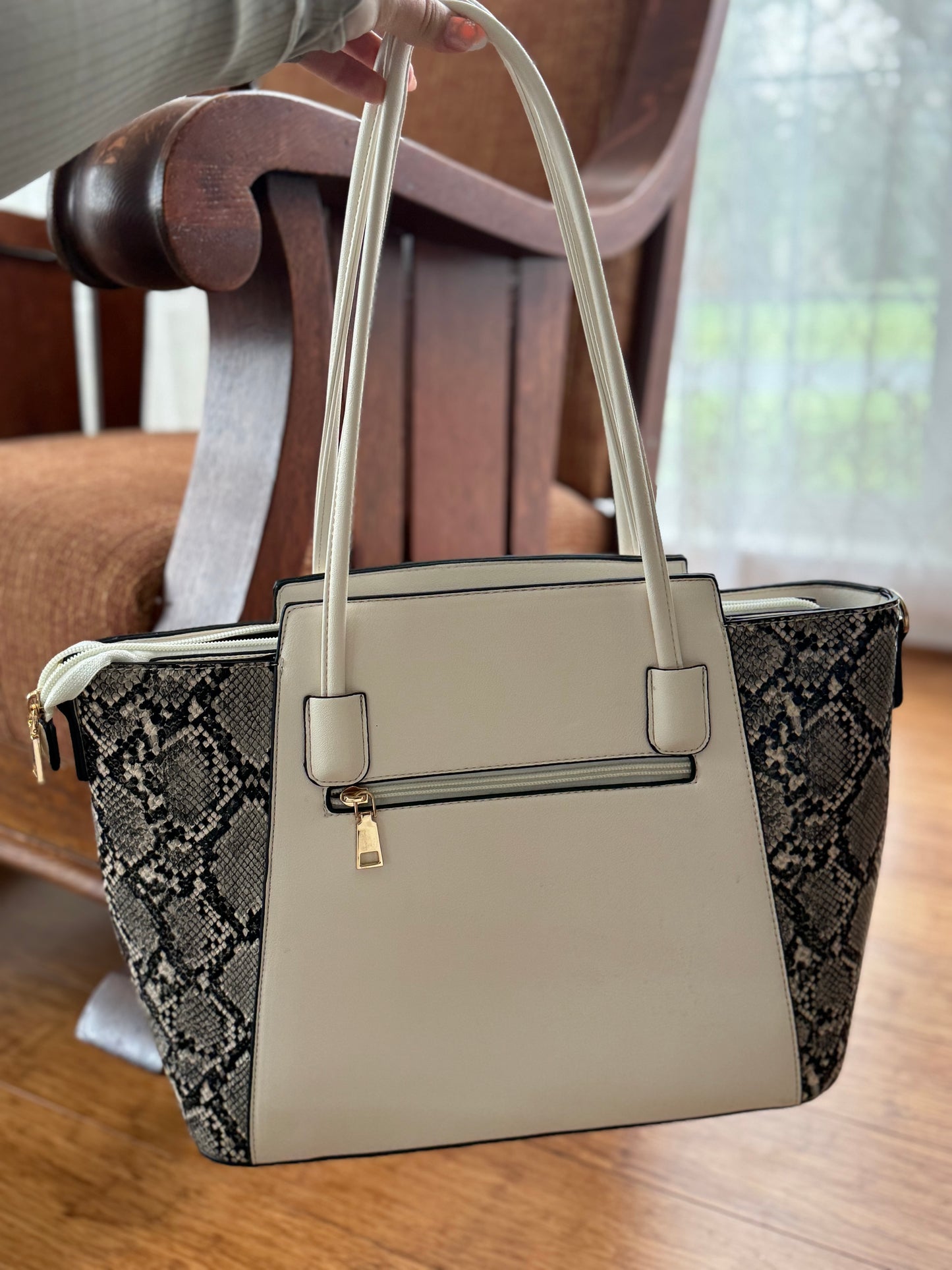 Snakeskin purse