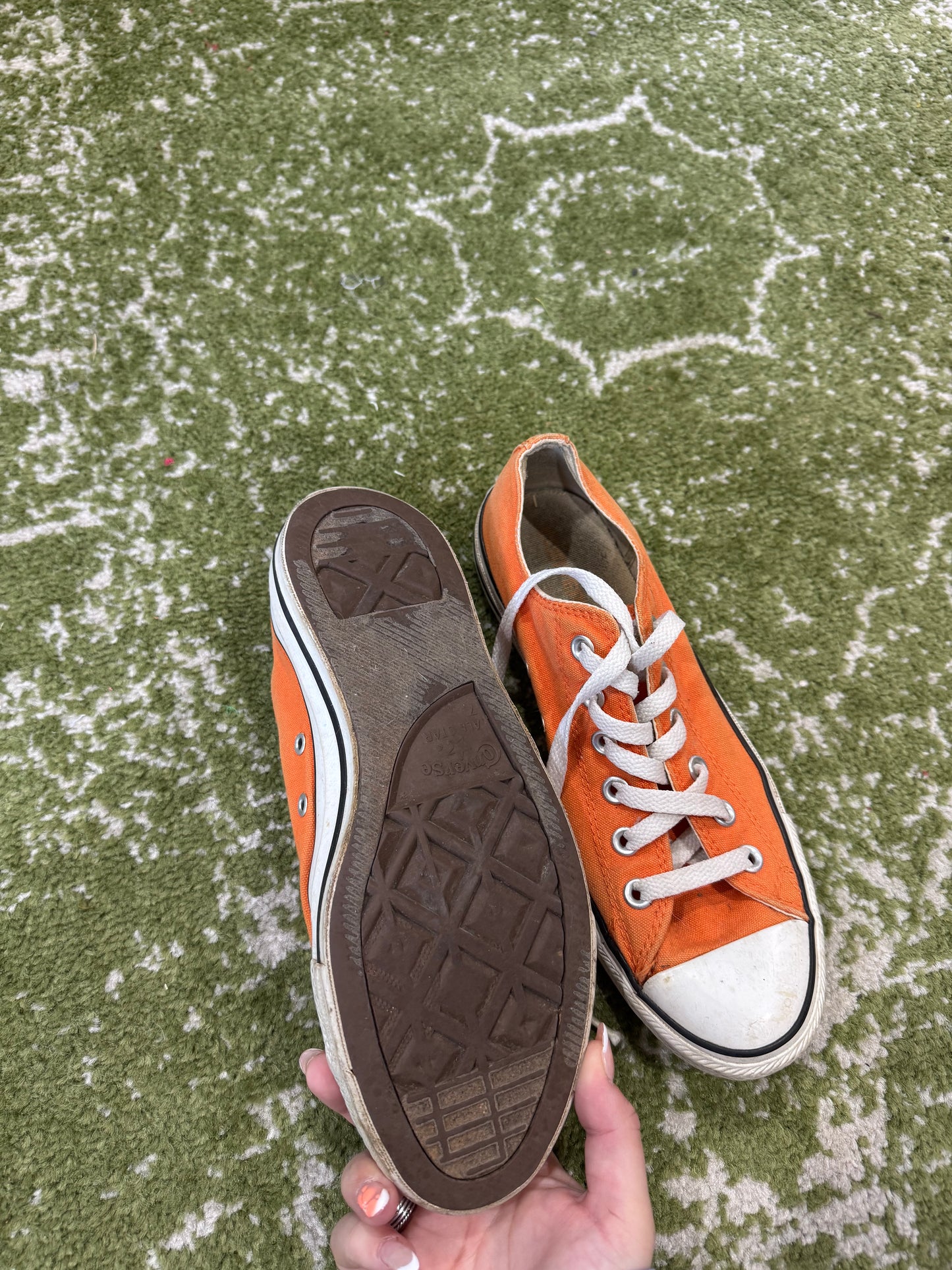 Orange converse