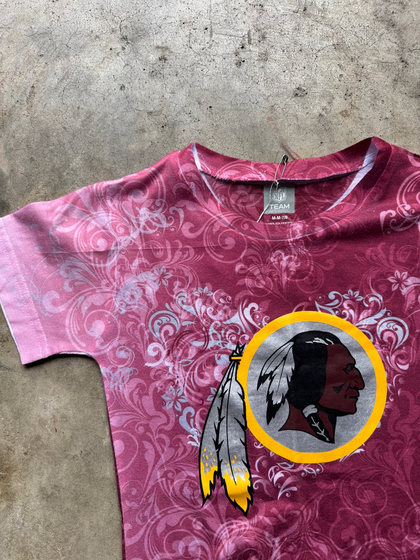Redskins baby tee