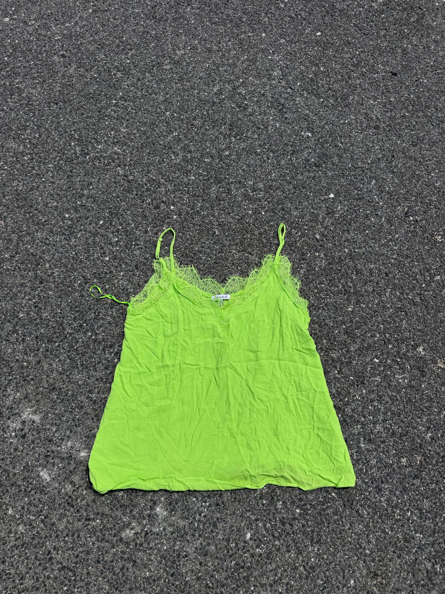 Green tank top