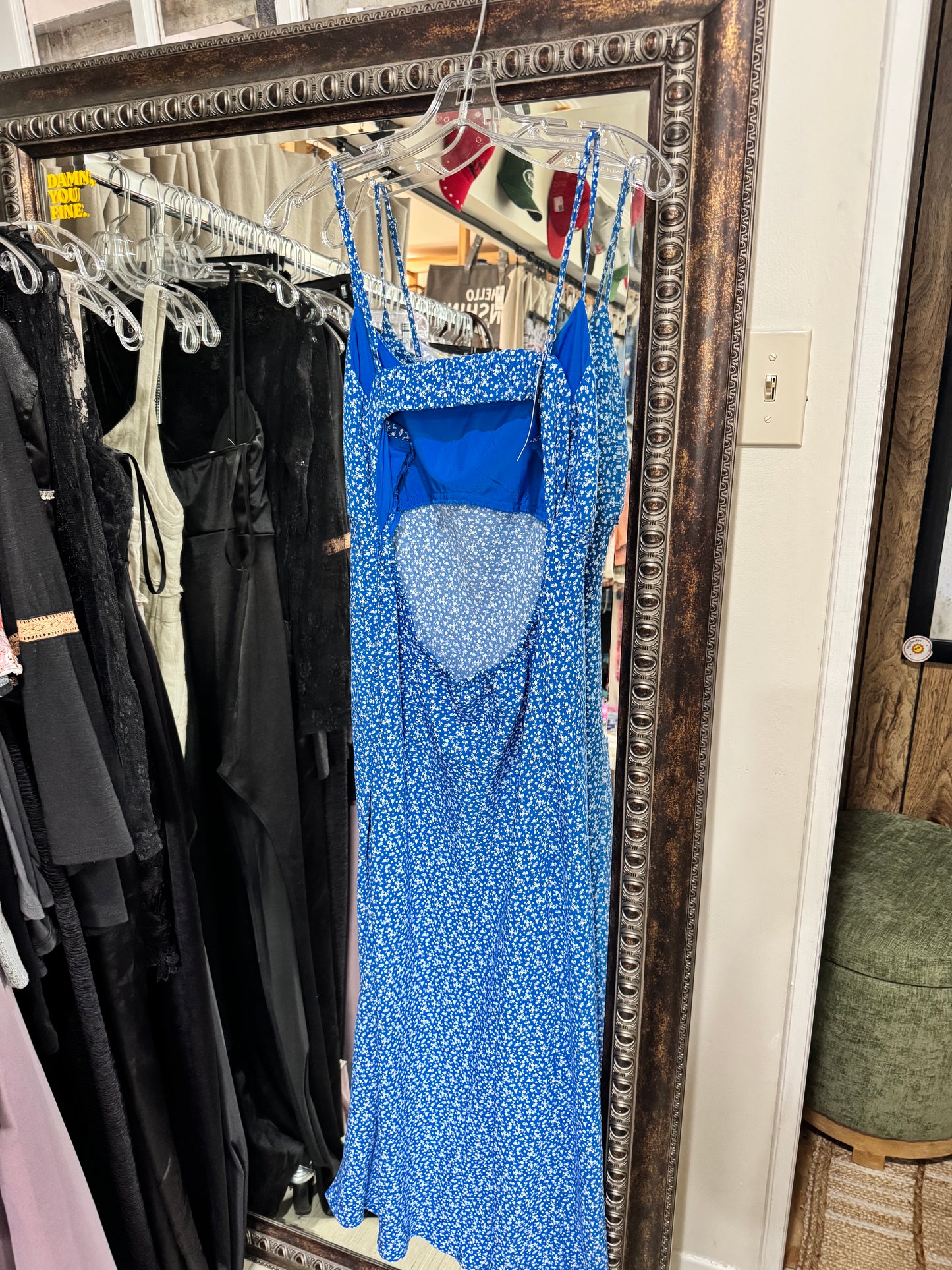 Blue dress