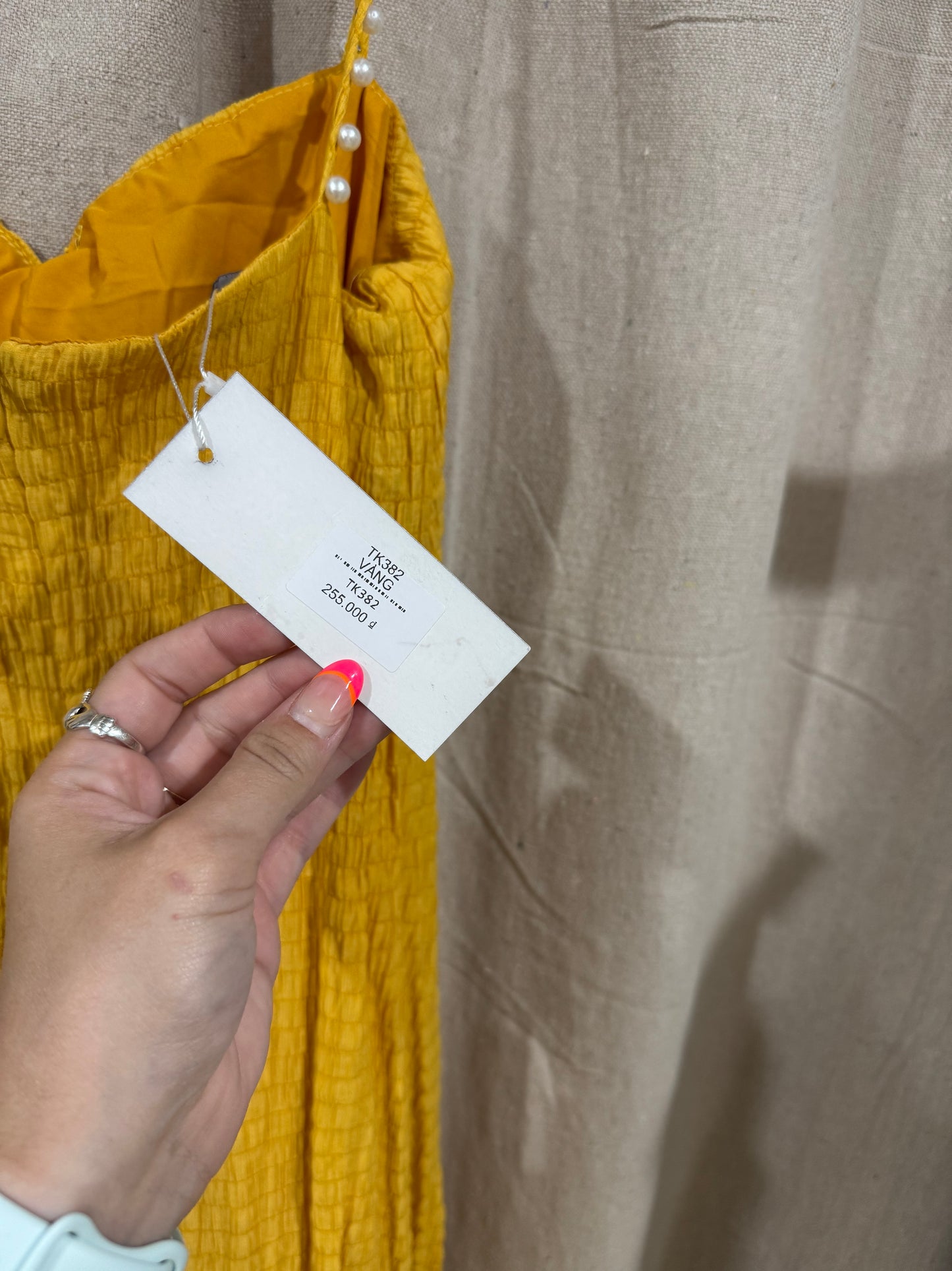 Vtg yellow dress