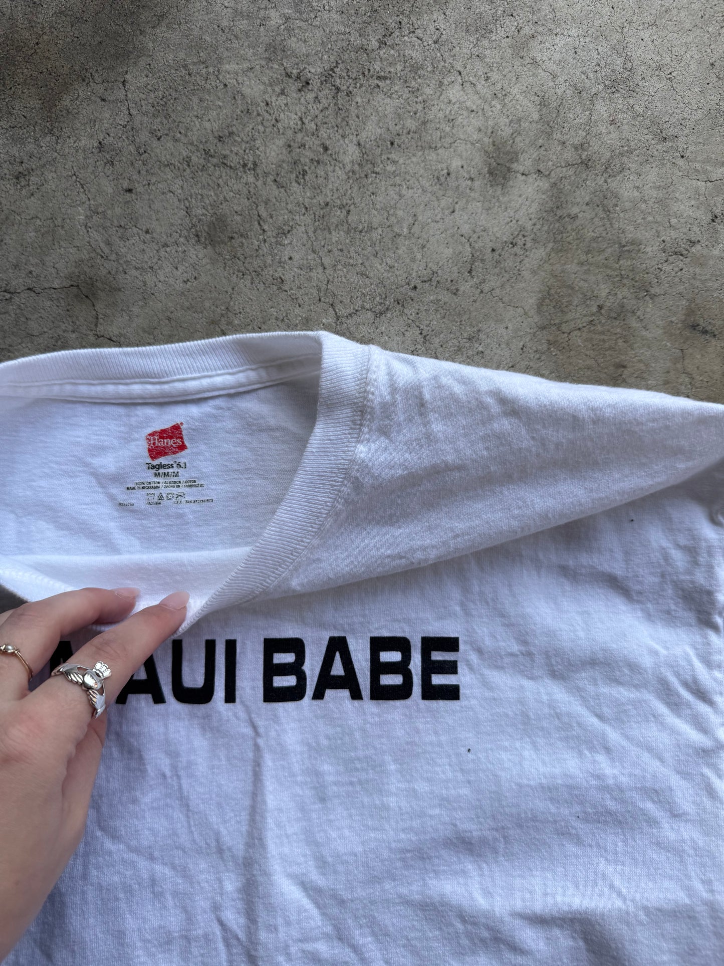 Vtg Maui Babe Tee