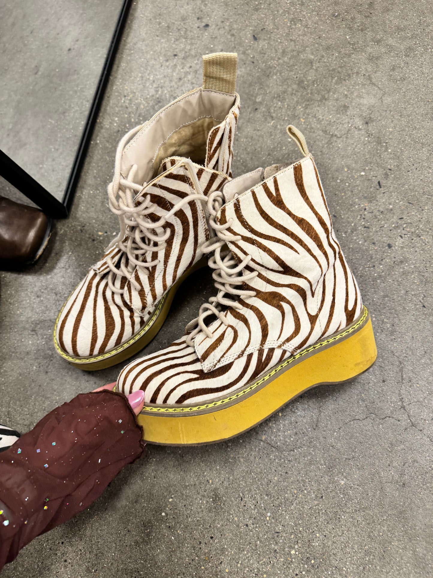 Zebra Boots