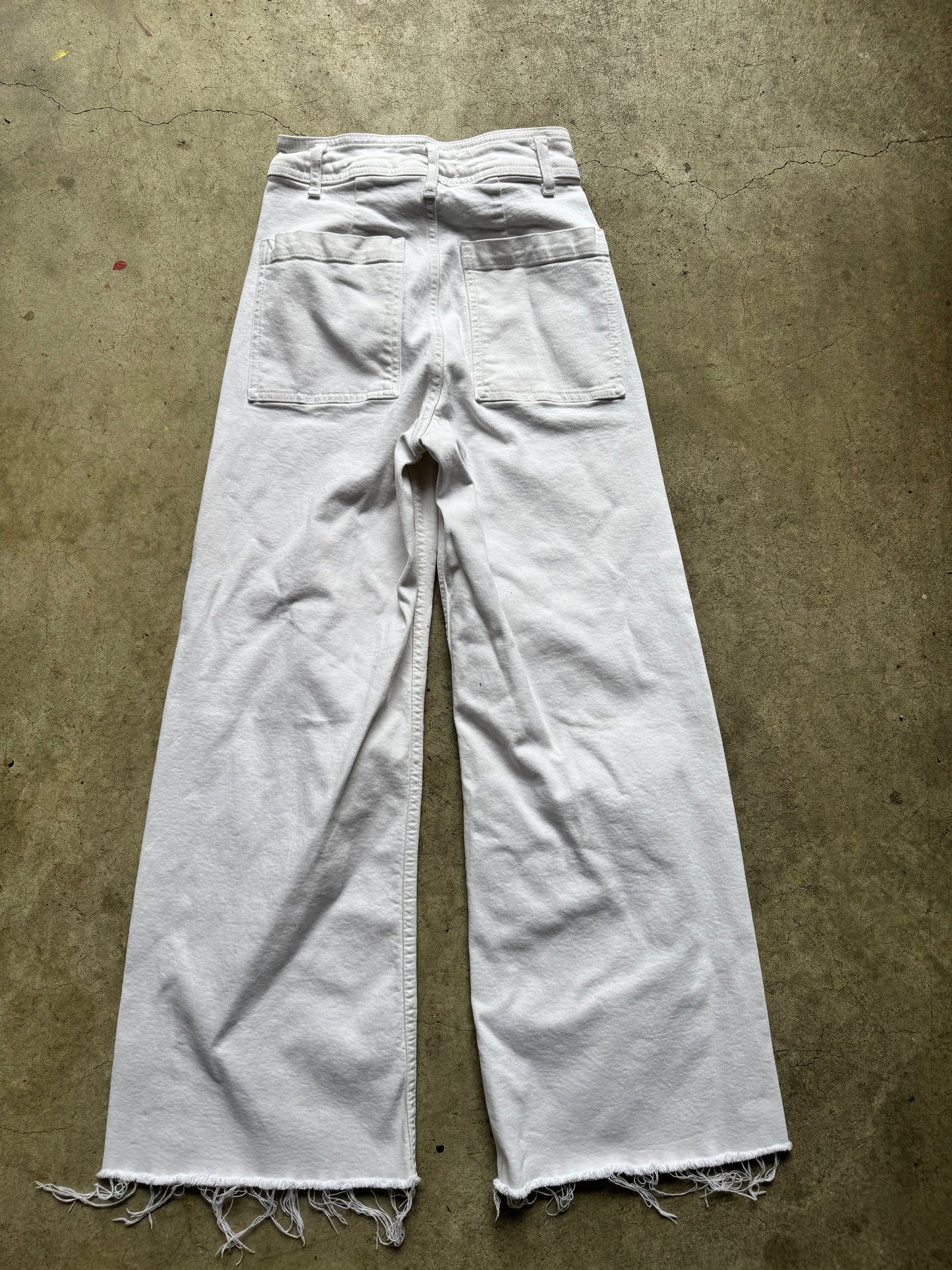 White zara jeans
