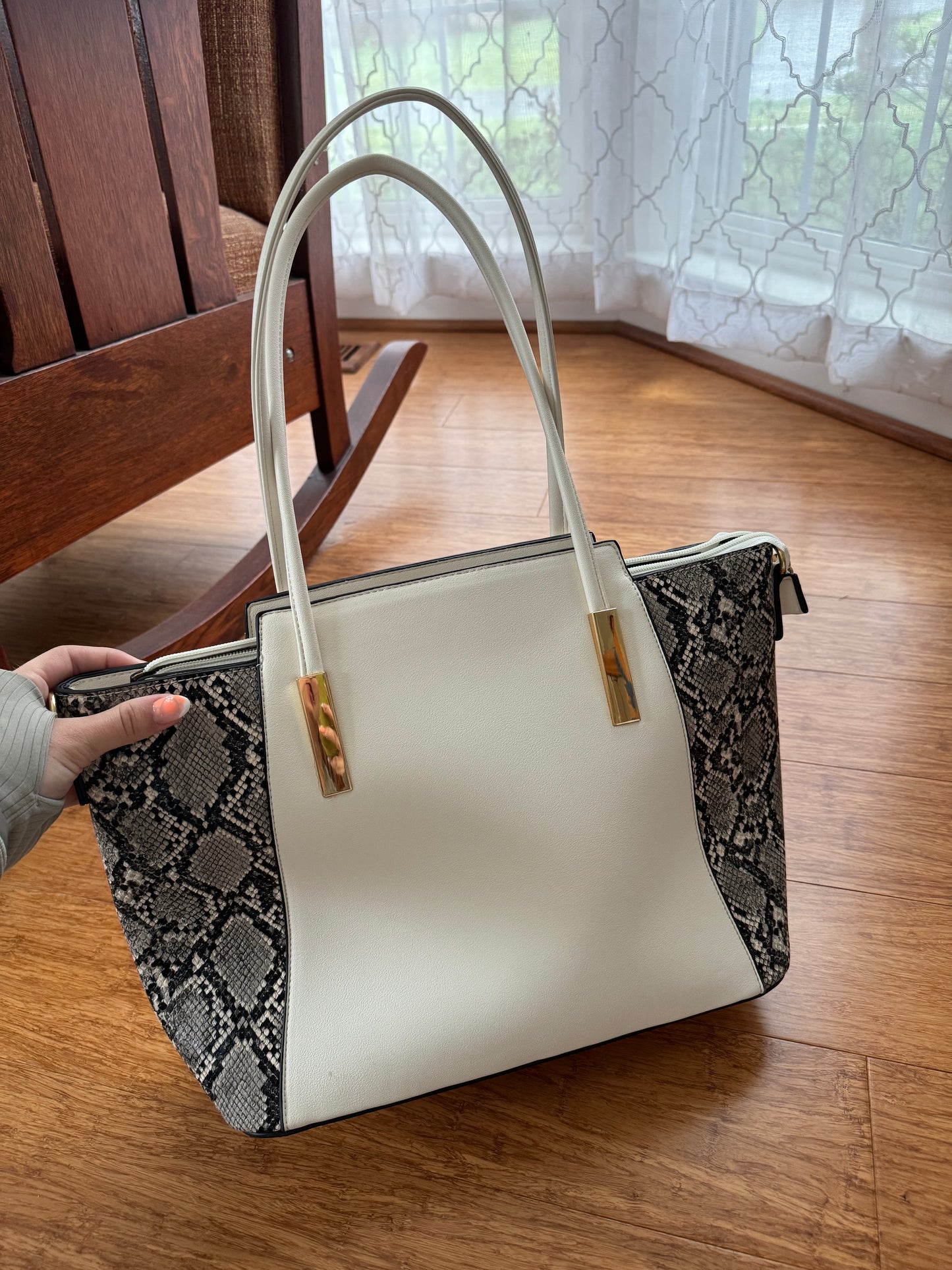 Snakeskin purse