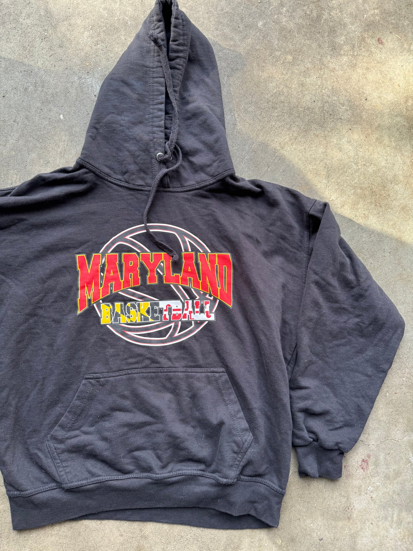 Vtg Maryland Basketball Hoodie