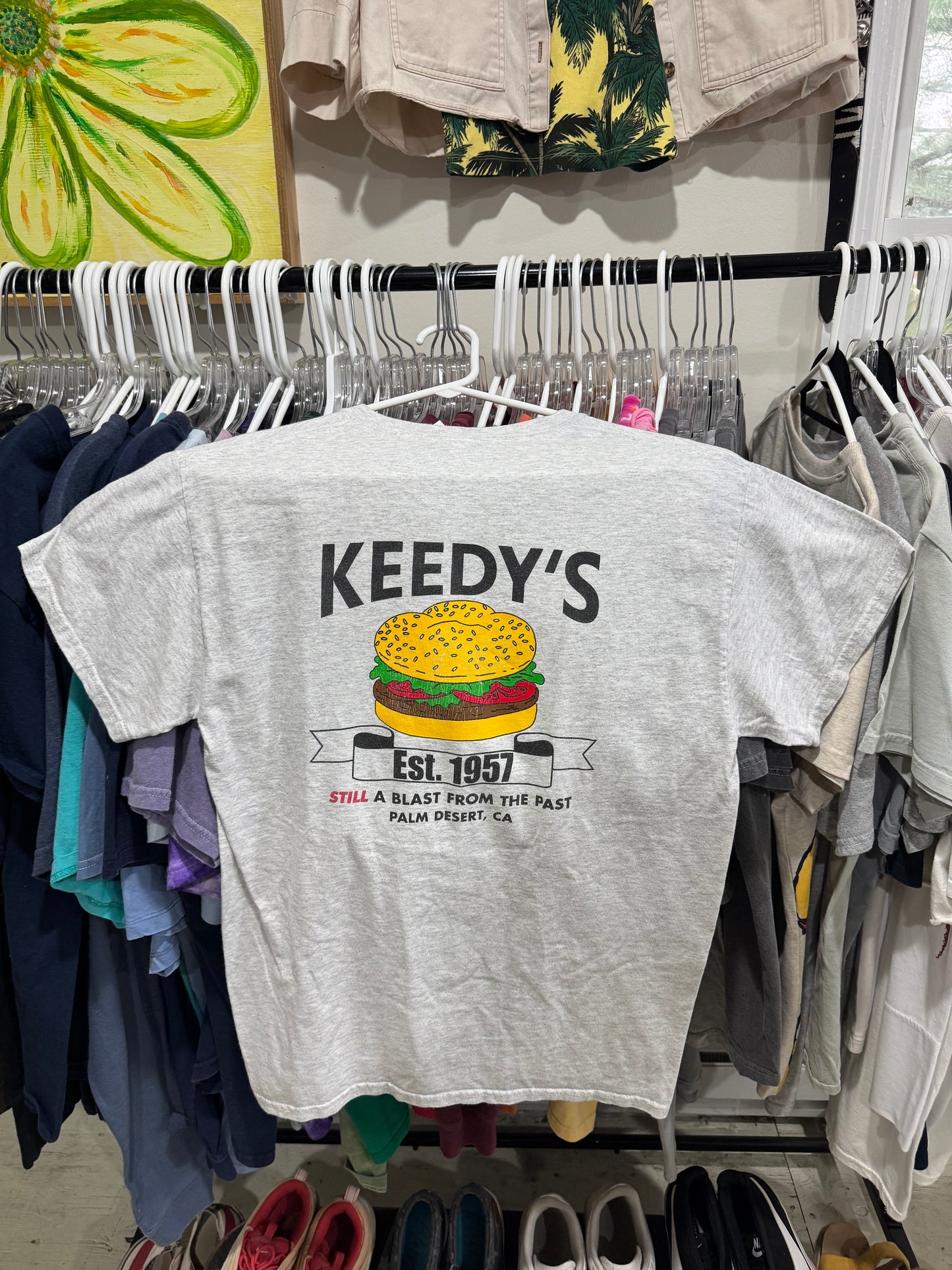 Vtg burger tee