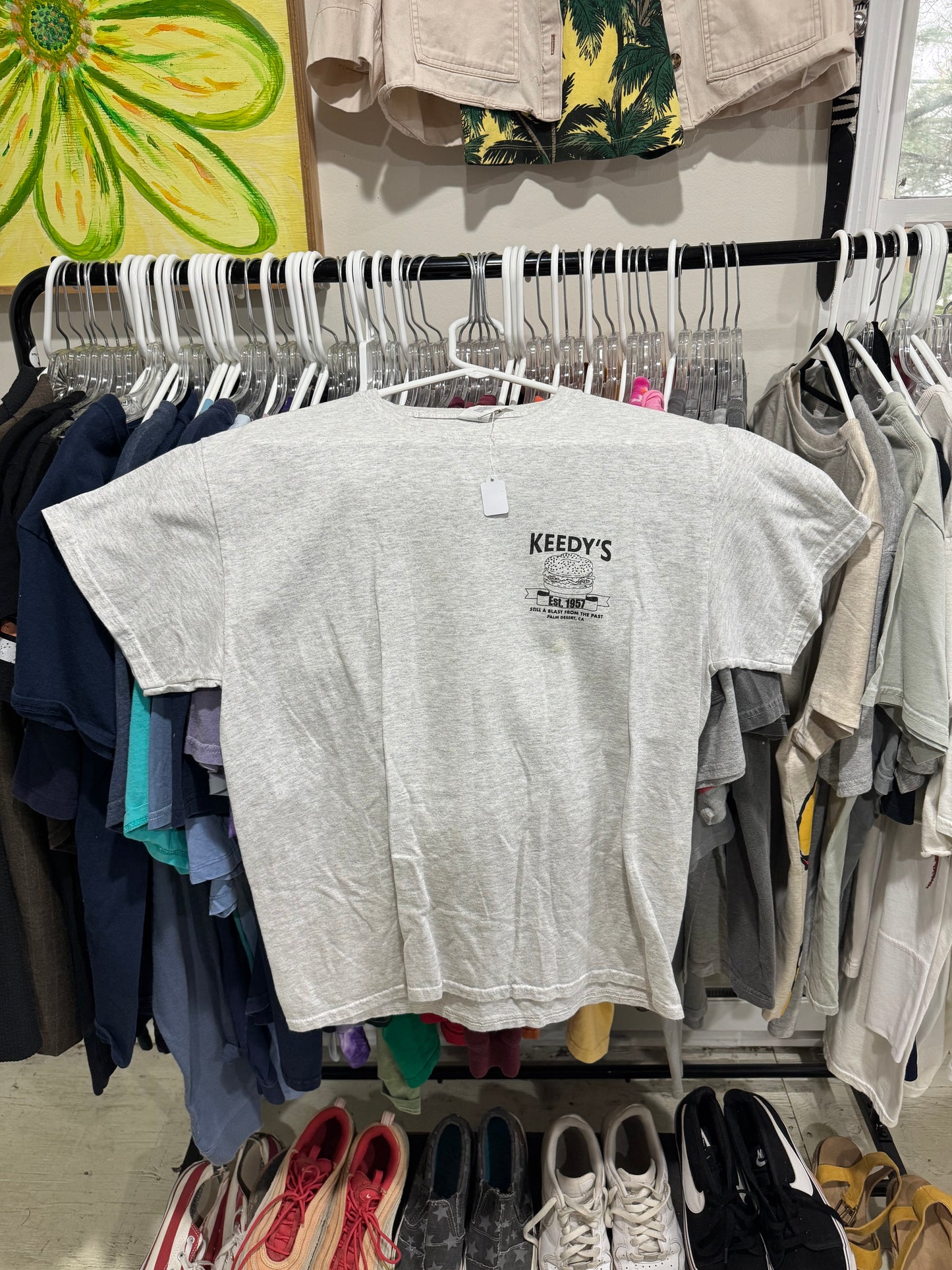 Vtg burger tee
