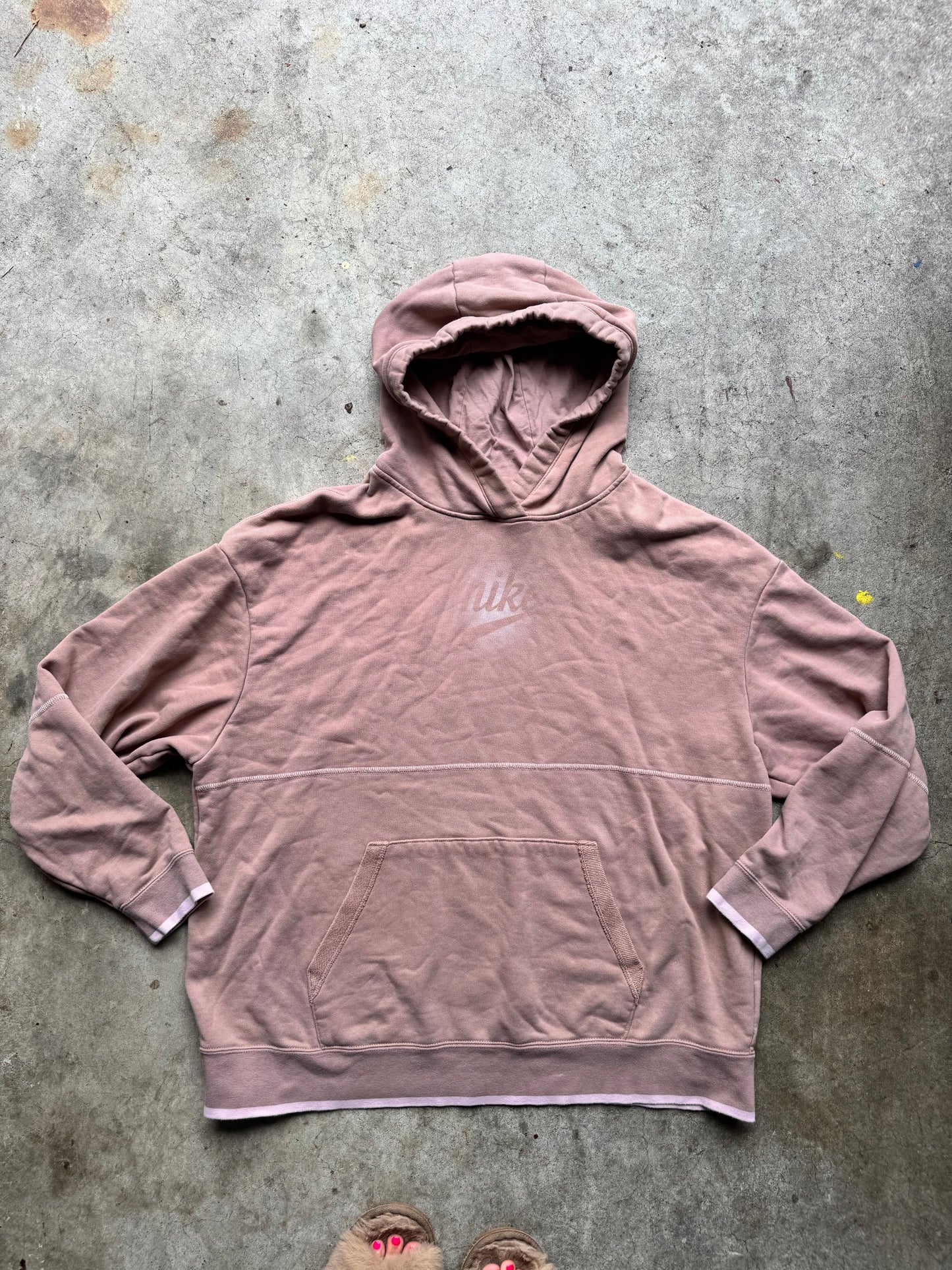Brown Nike hoodie