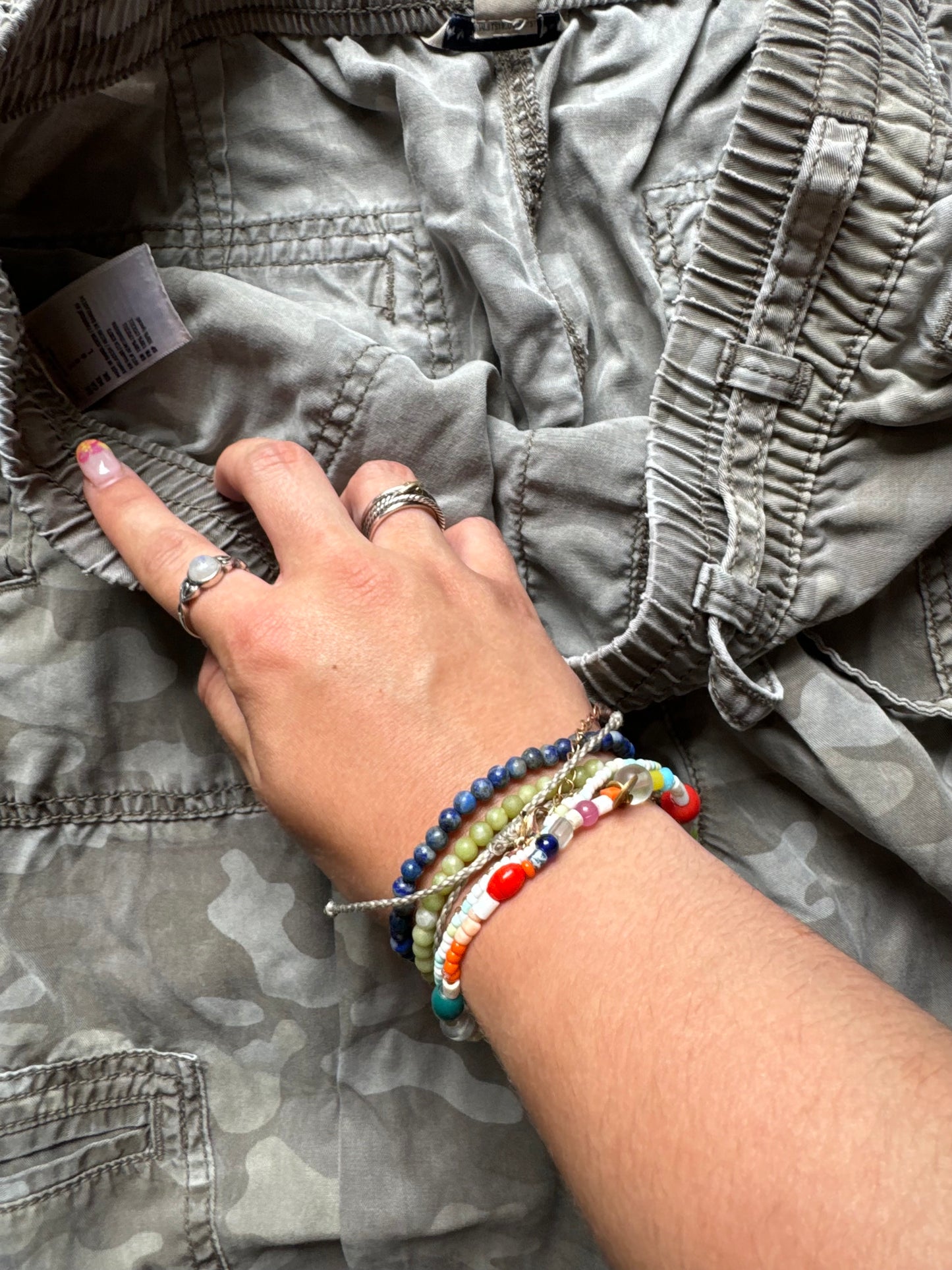 AE cargo camo pants