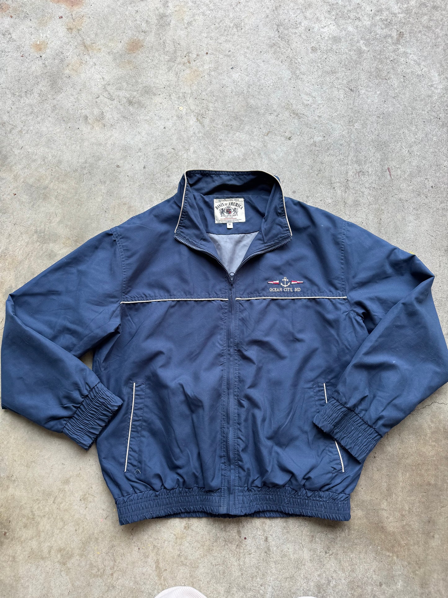 Vtg OCMD zip up