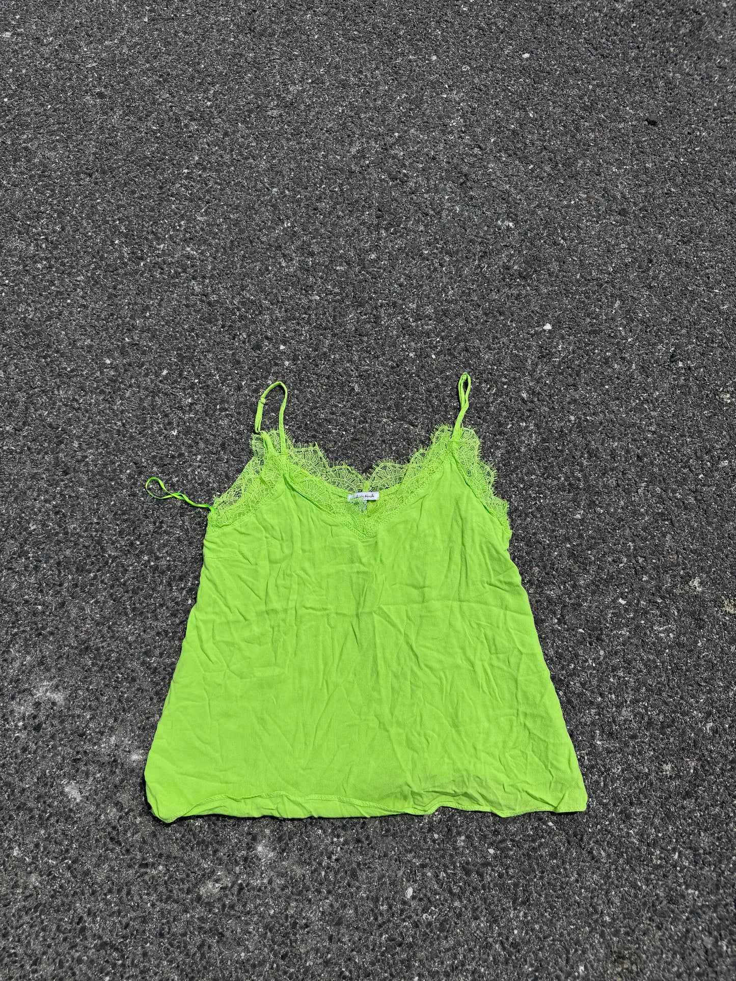 Green tank top
