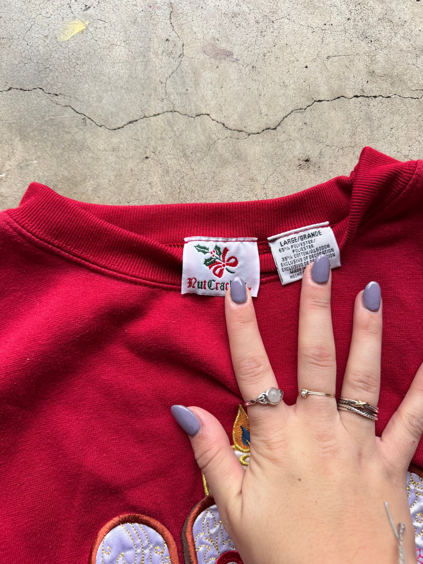 Vtg noel crewneck