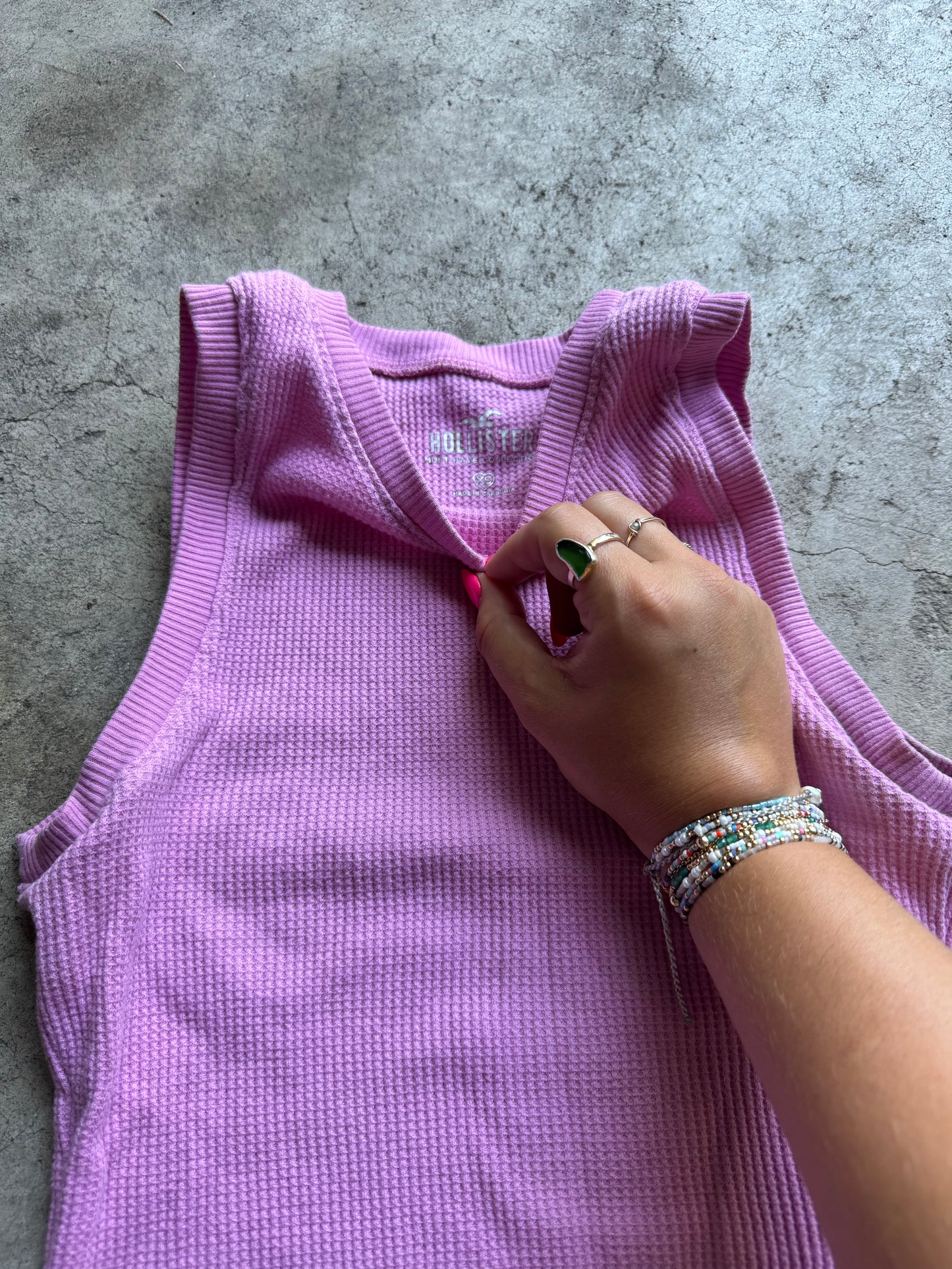Hollister pink tank