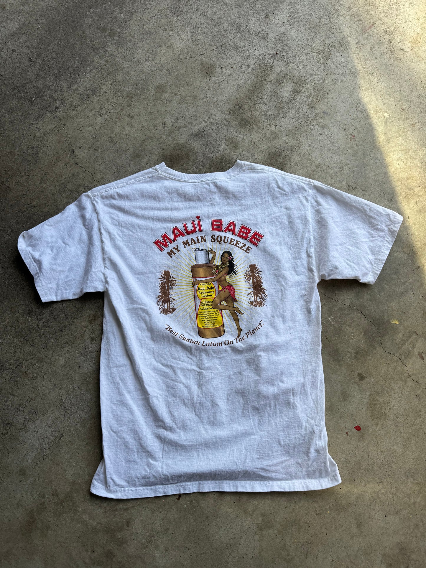 Vtg Maui Babe Tee