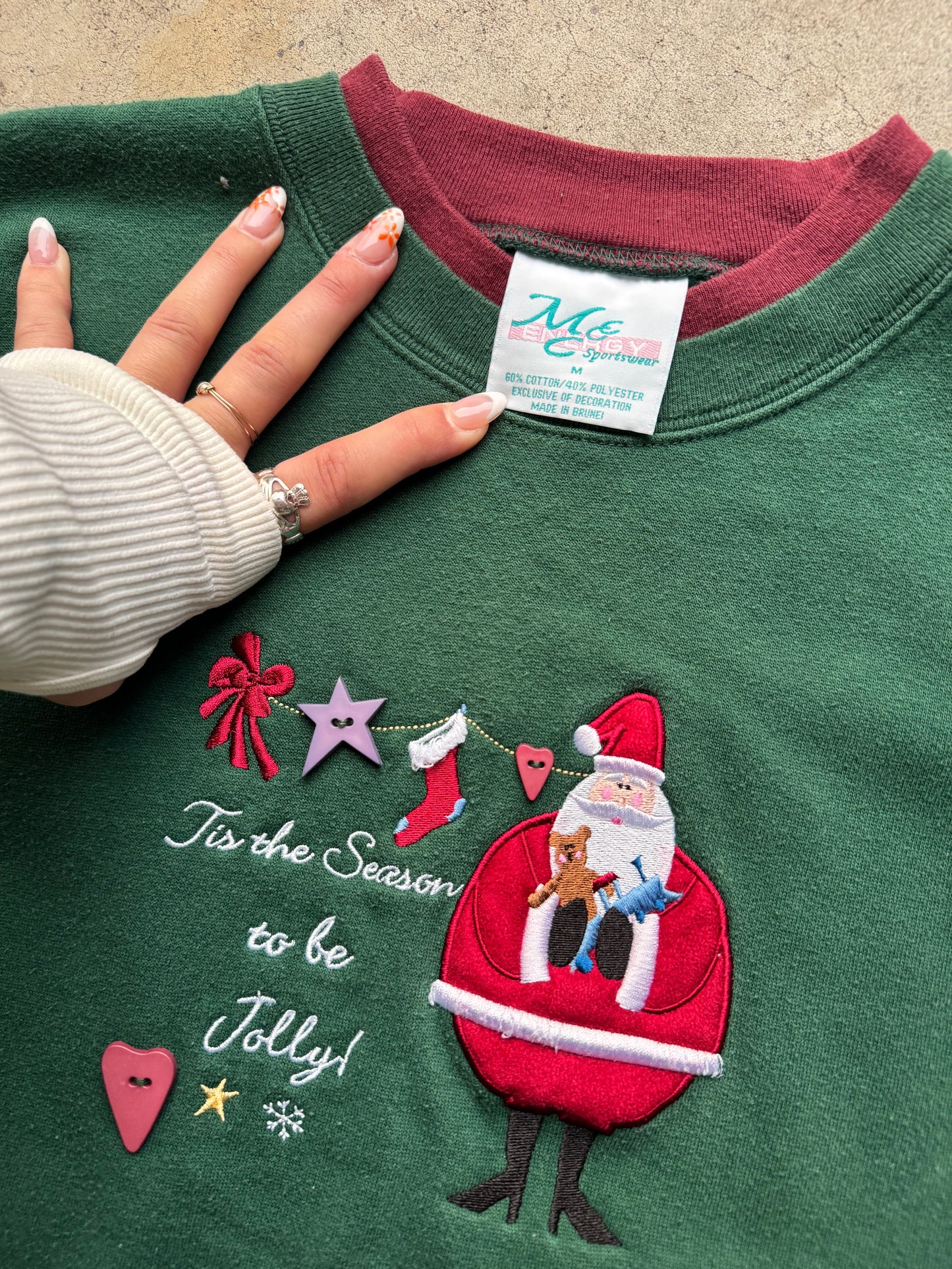 Vtg Xmas Crewneck