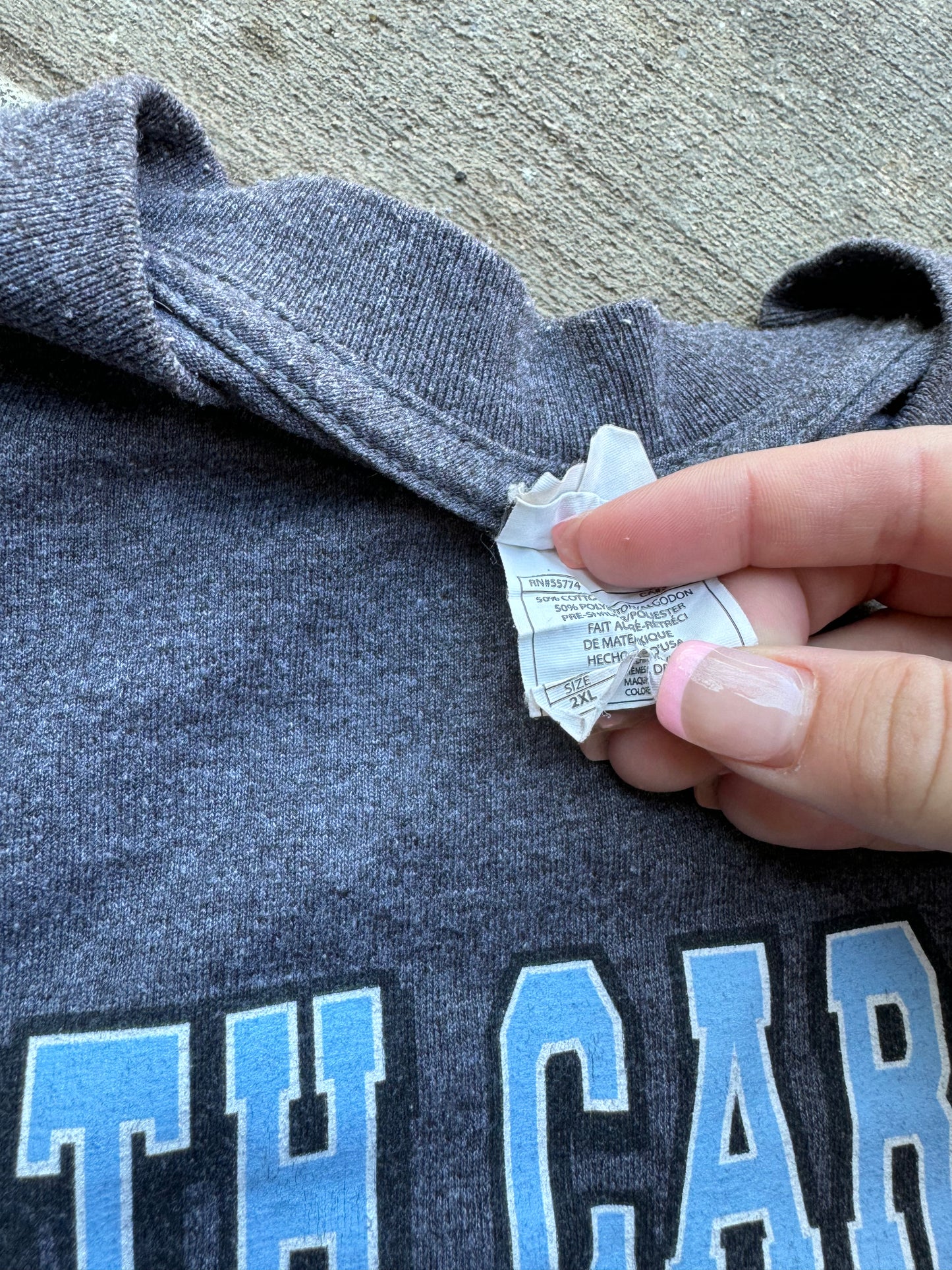 UNC fball tee