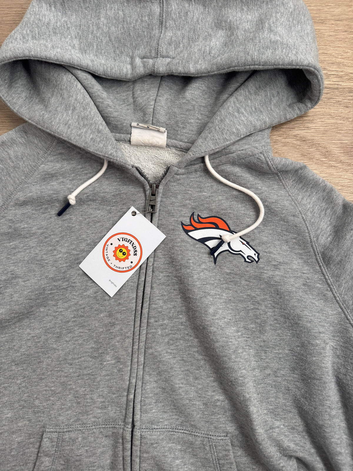 Broncos Zip Up size medium