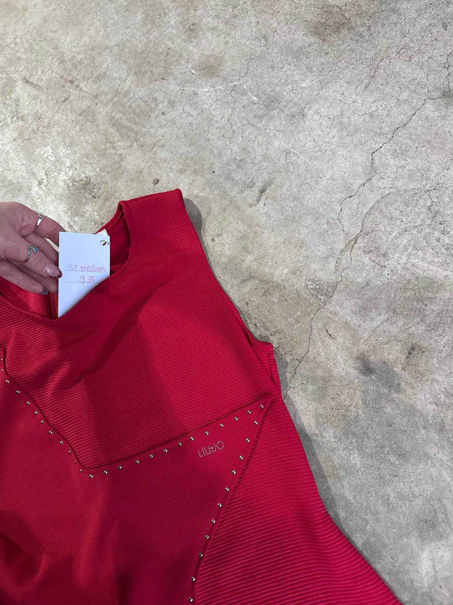 Vtg red dress