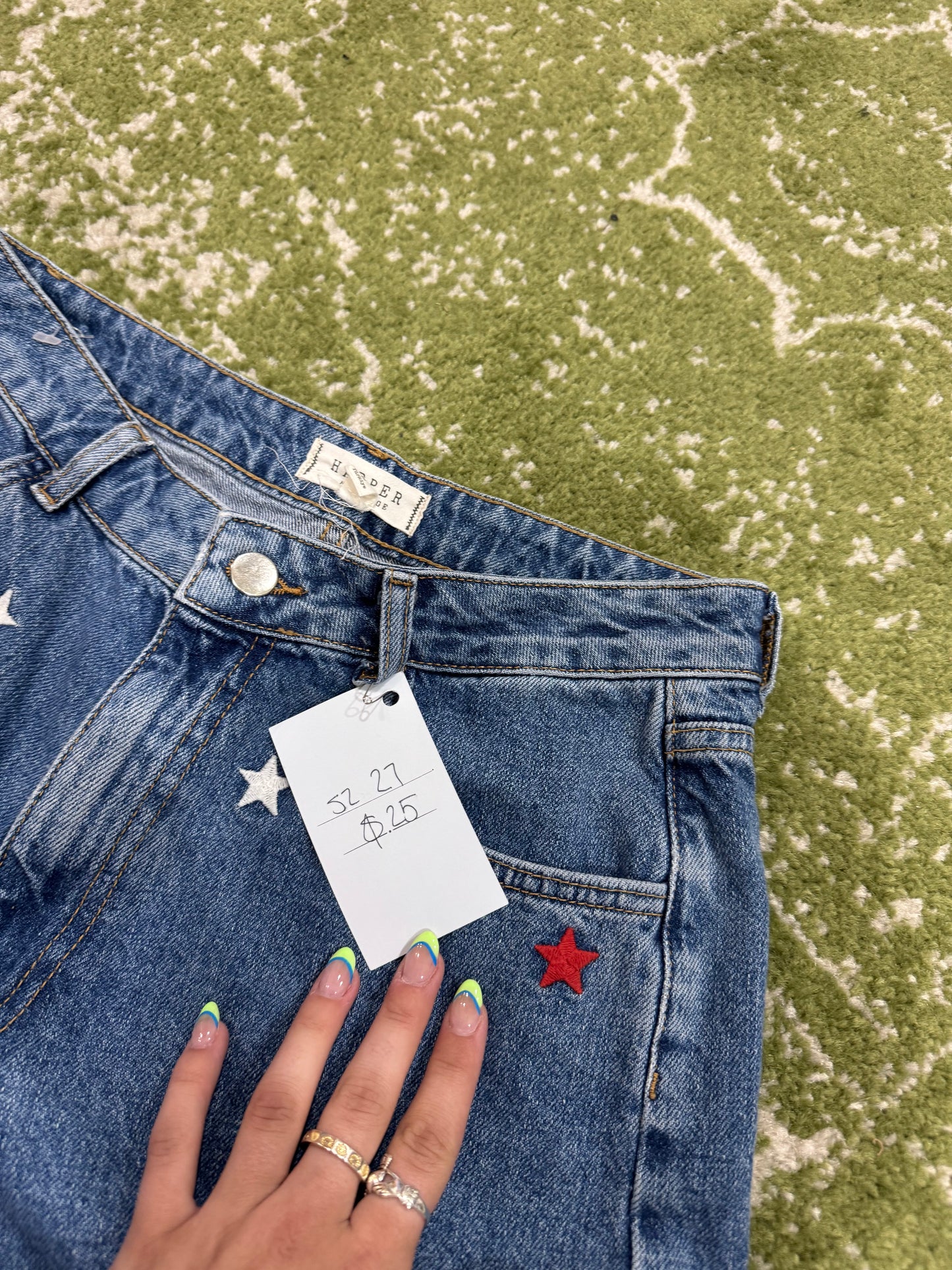 Star Jean shorts