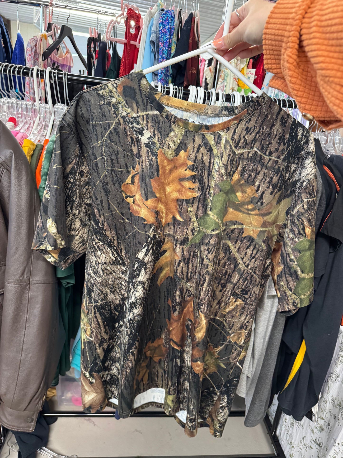 Camo real tree tee