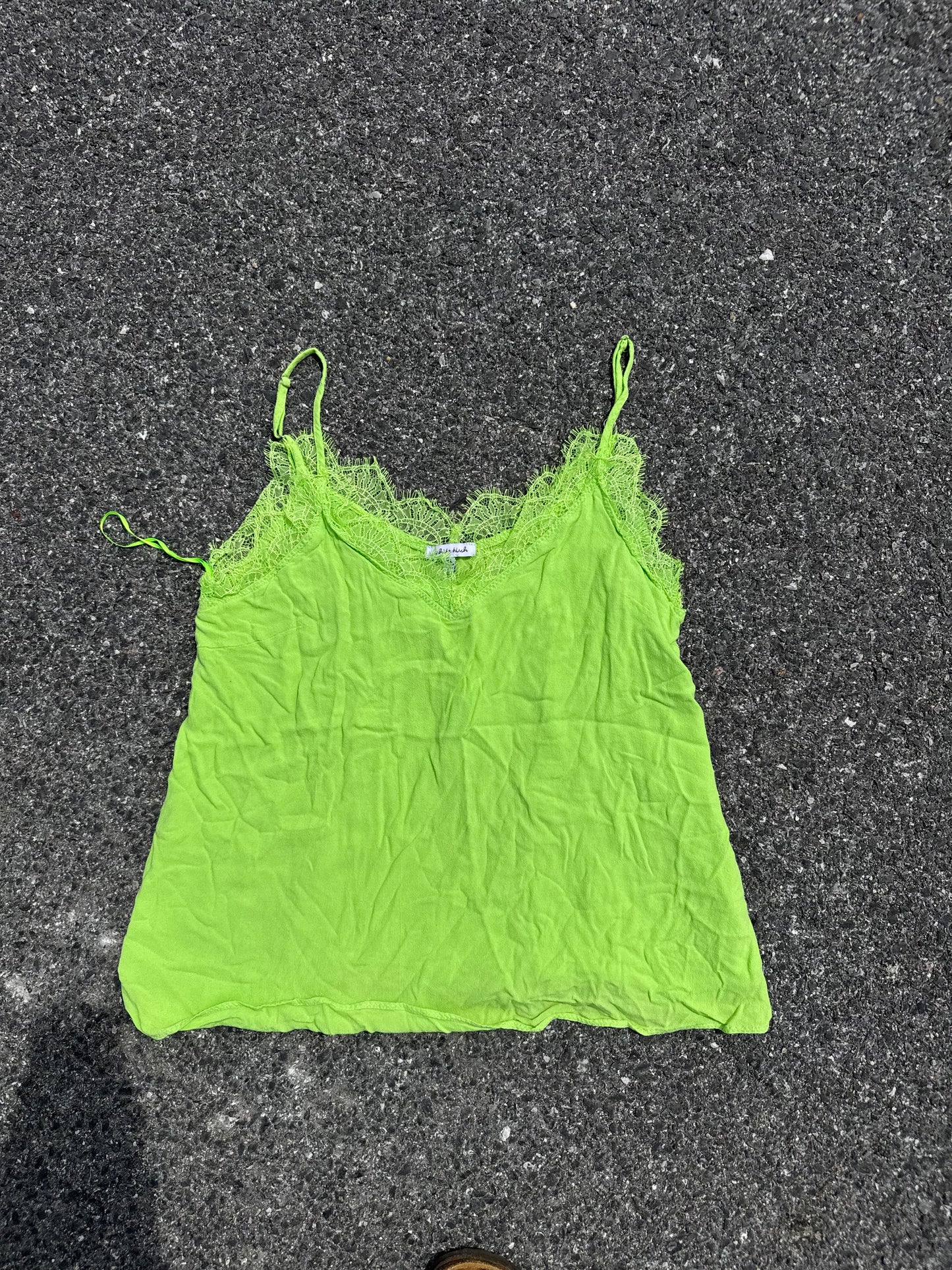 Green tank top