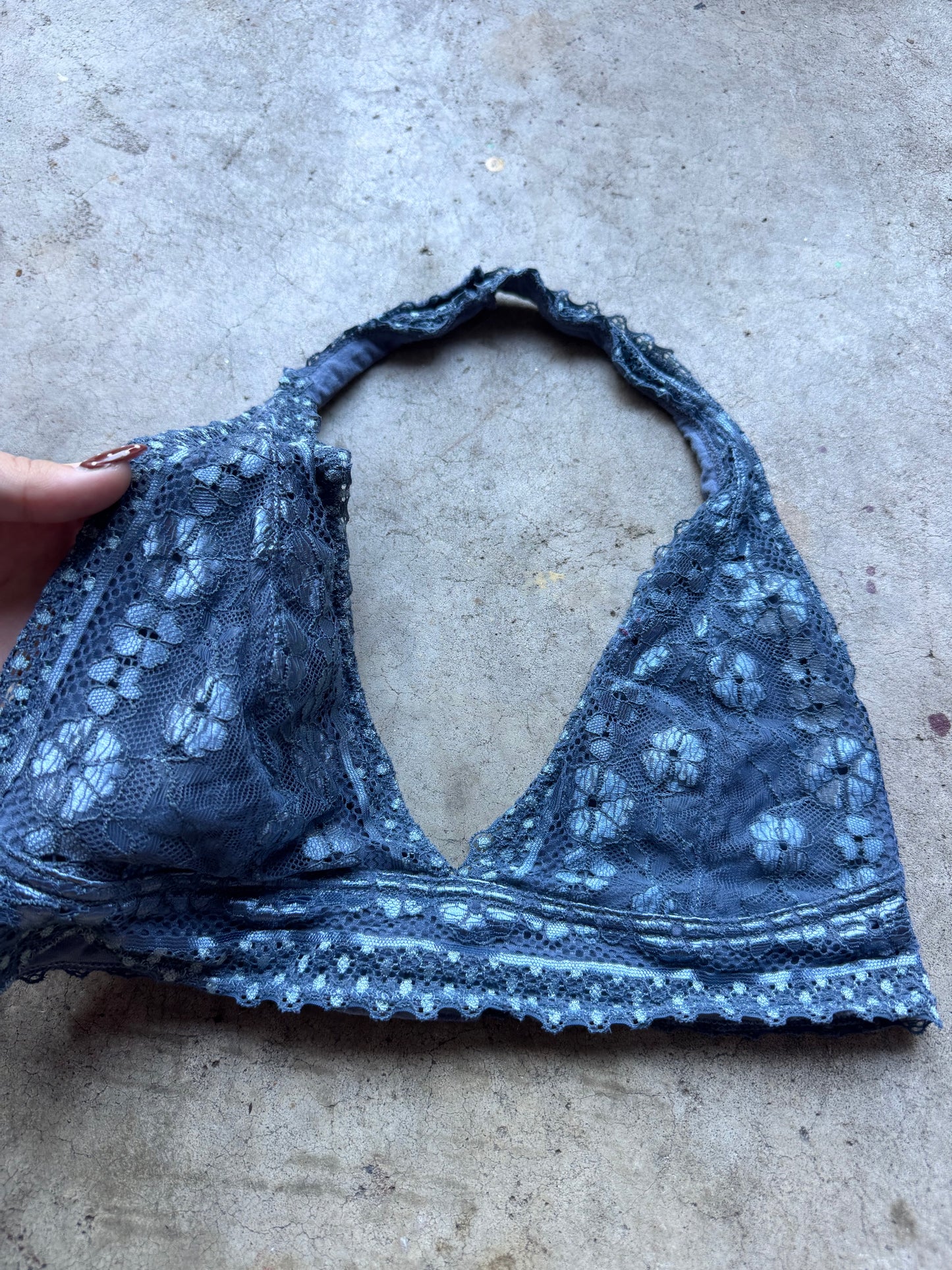 Blue Victoria’s Secret bralette