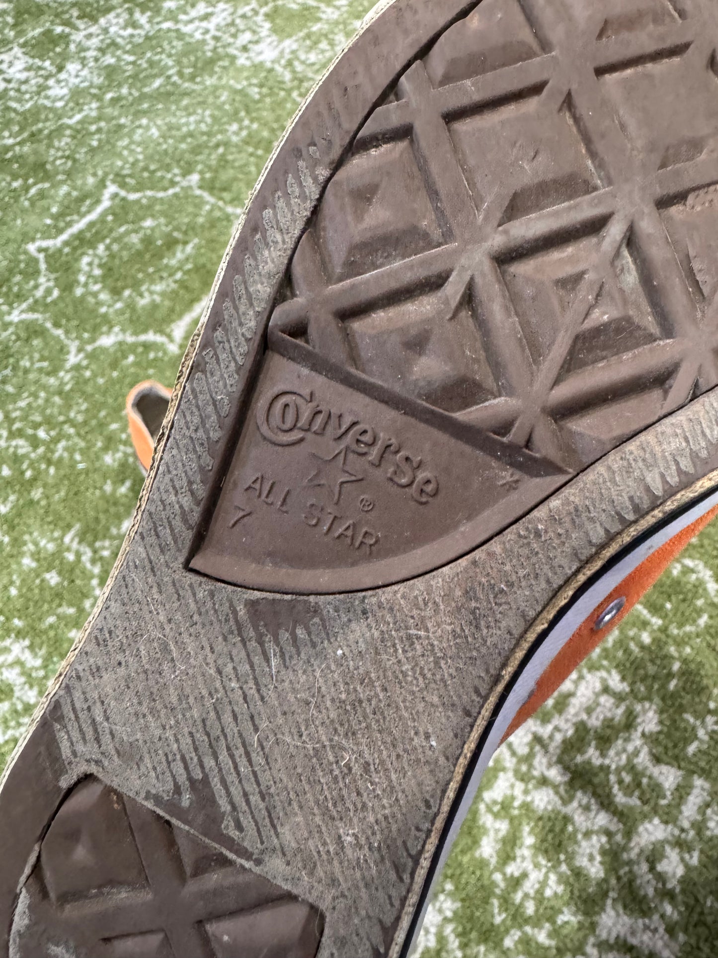 Orange converse