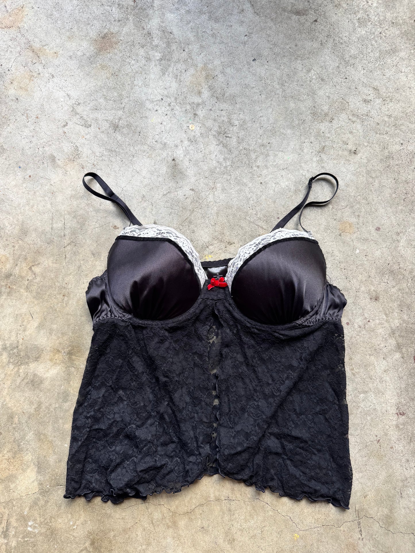 Lace bra slip