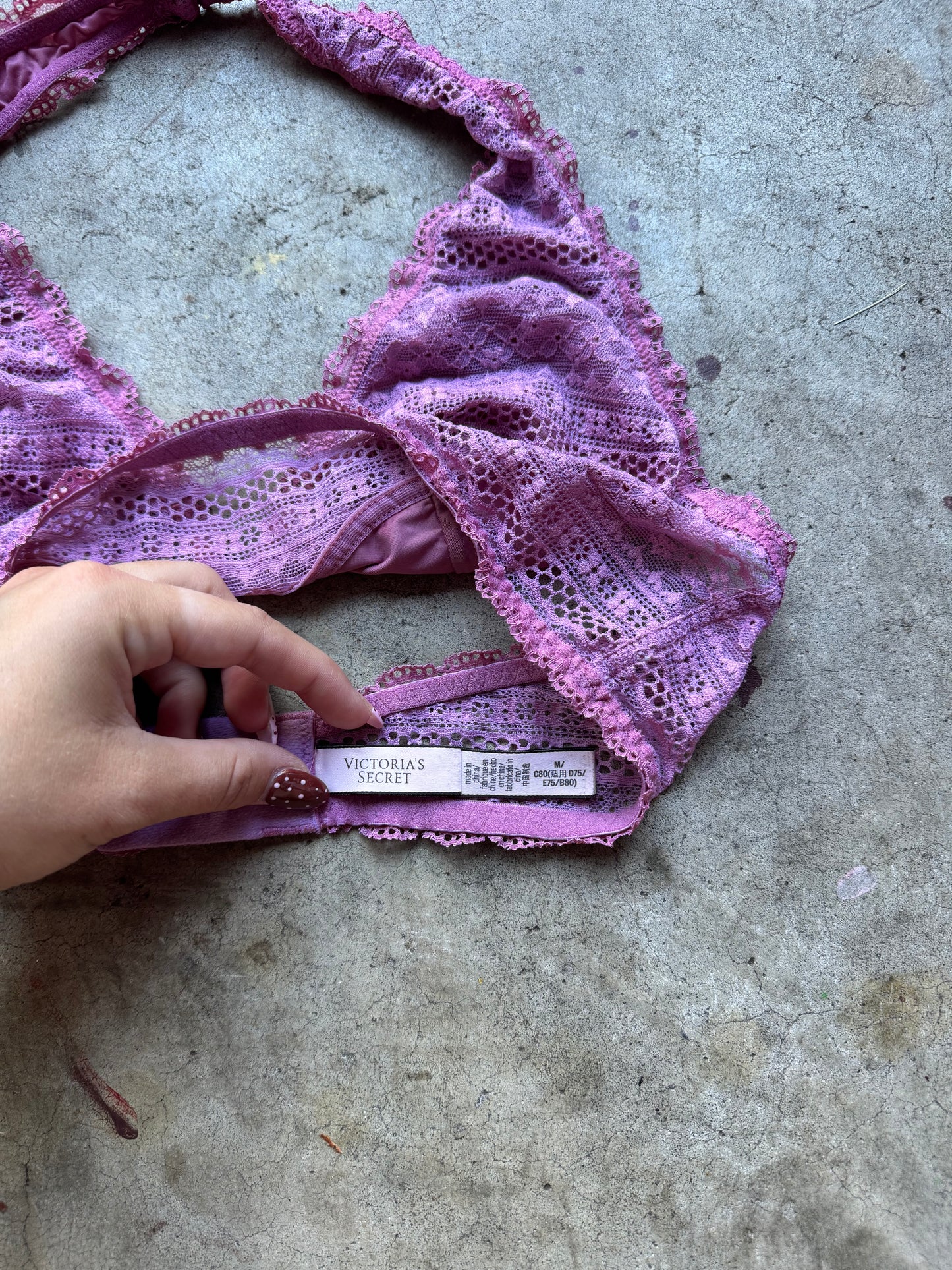 Lace bra