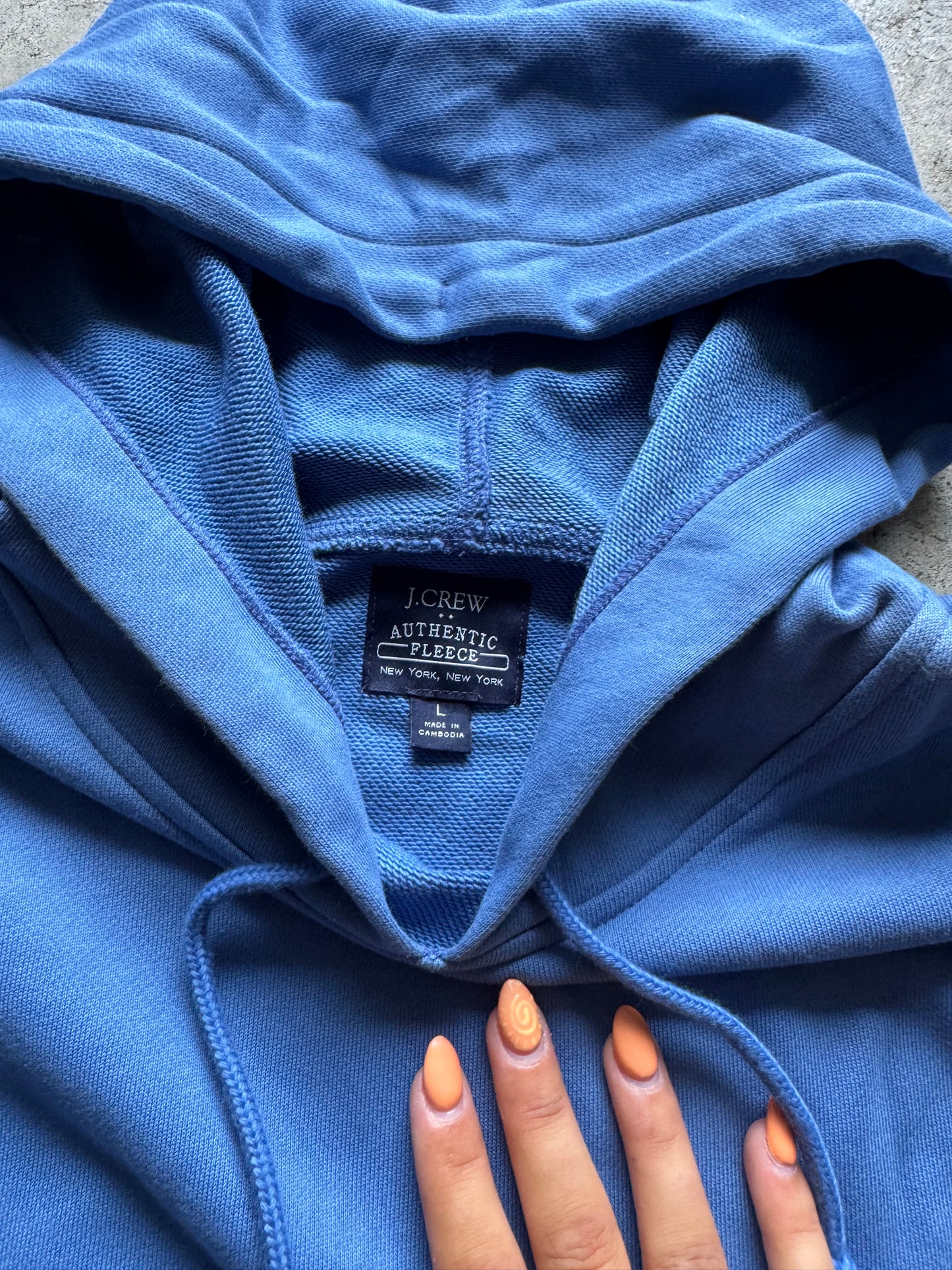 Jcrew blue hoodie