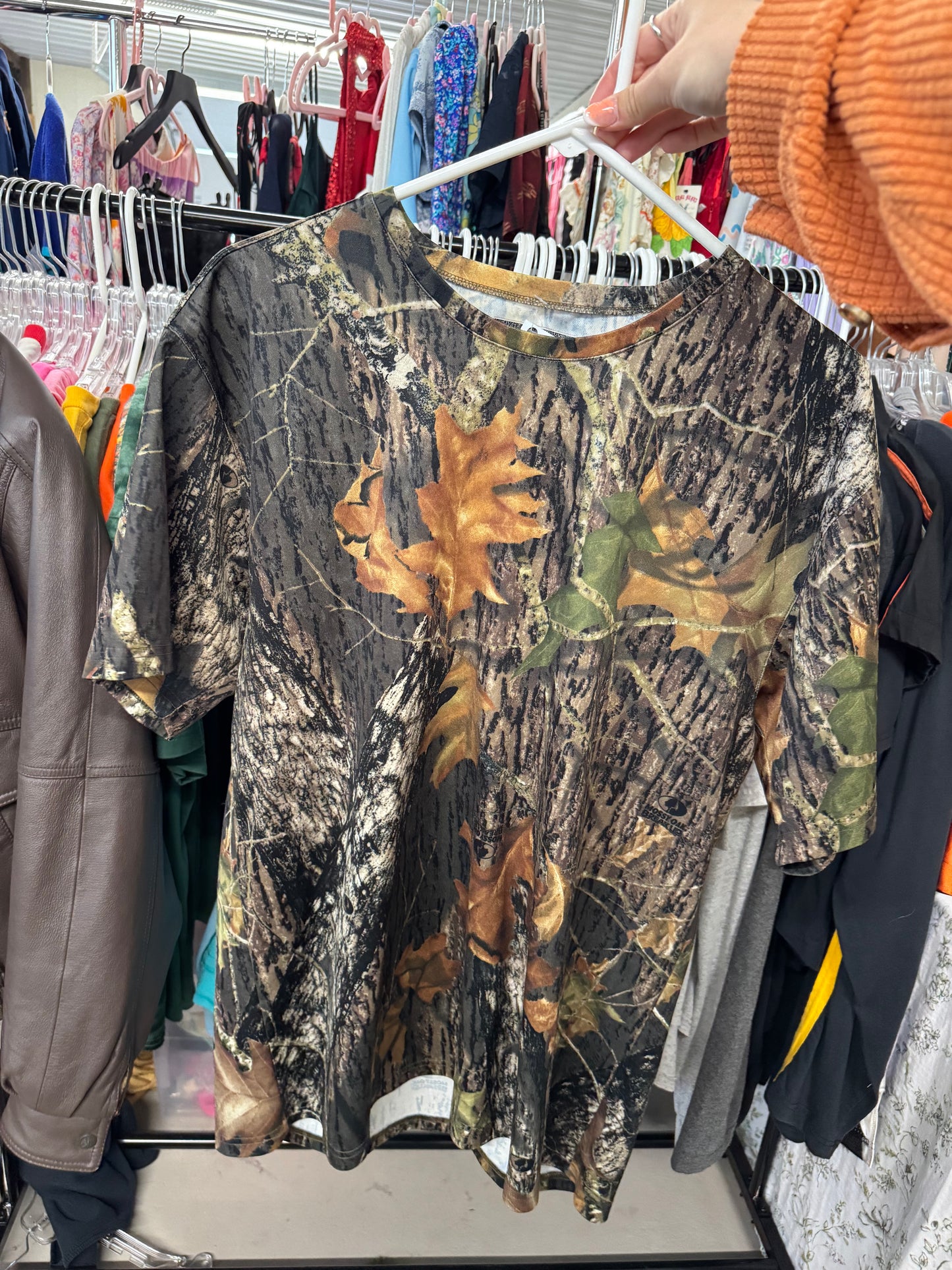Camo real tree tee