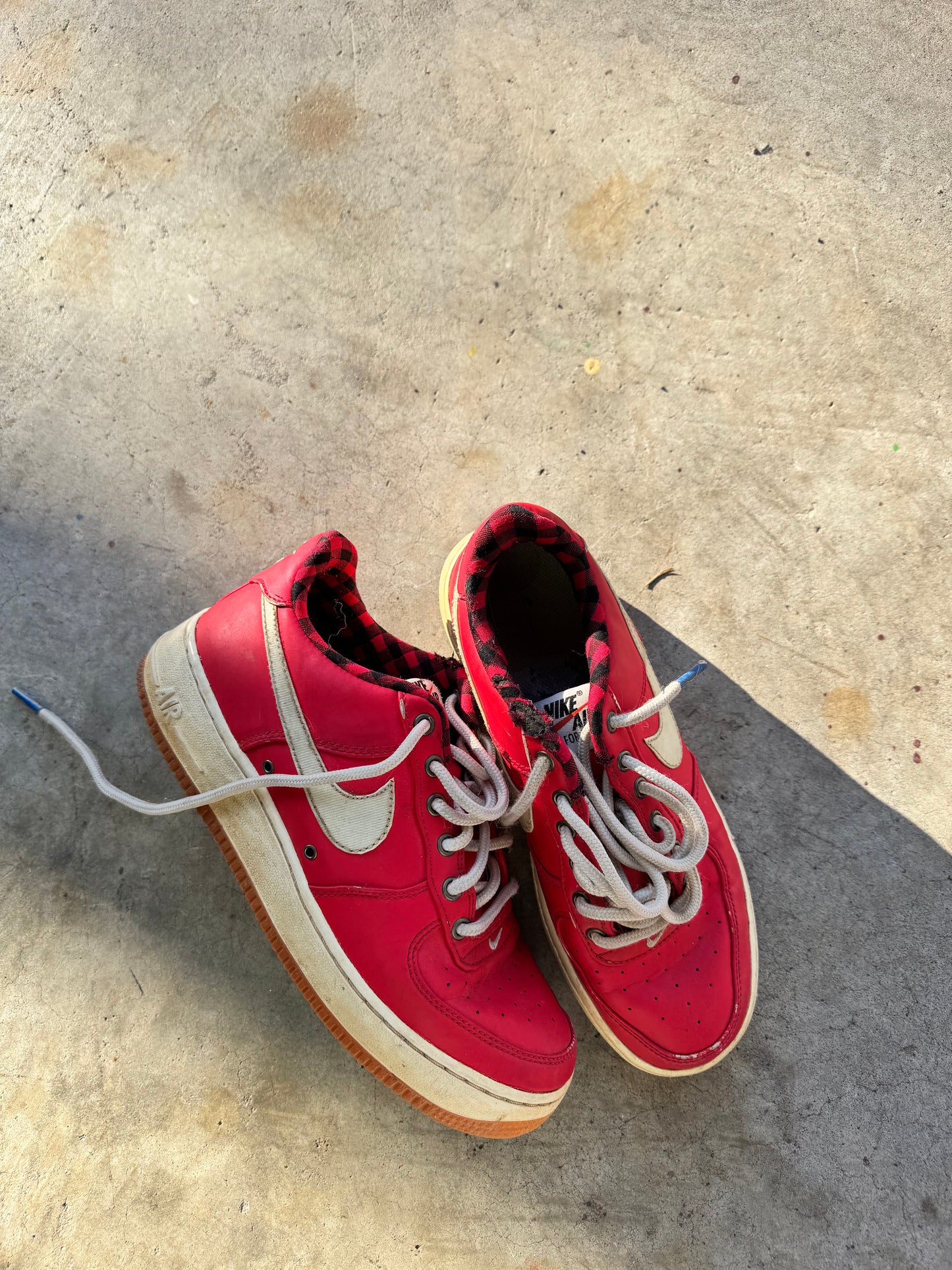Vtg Red Nike Sneakers