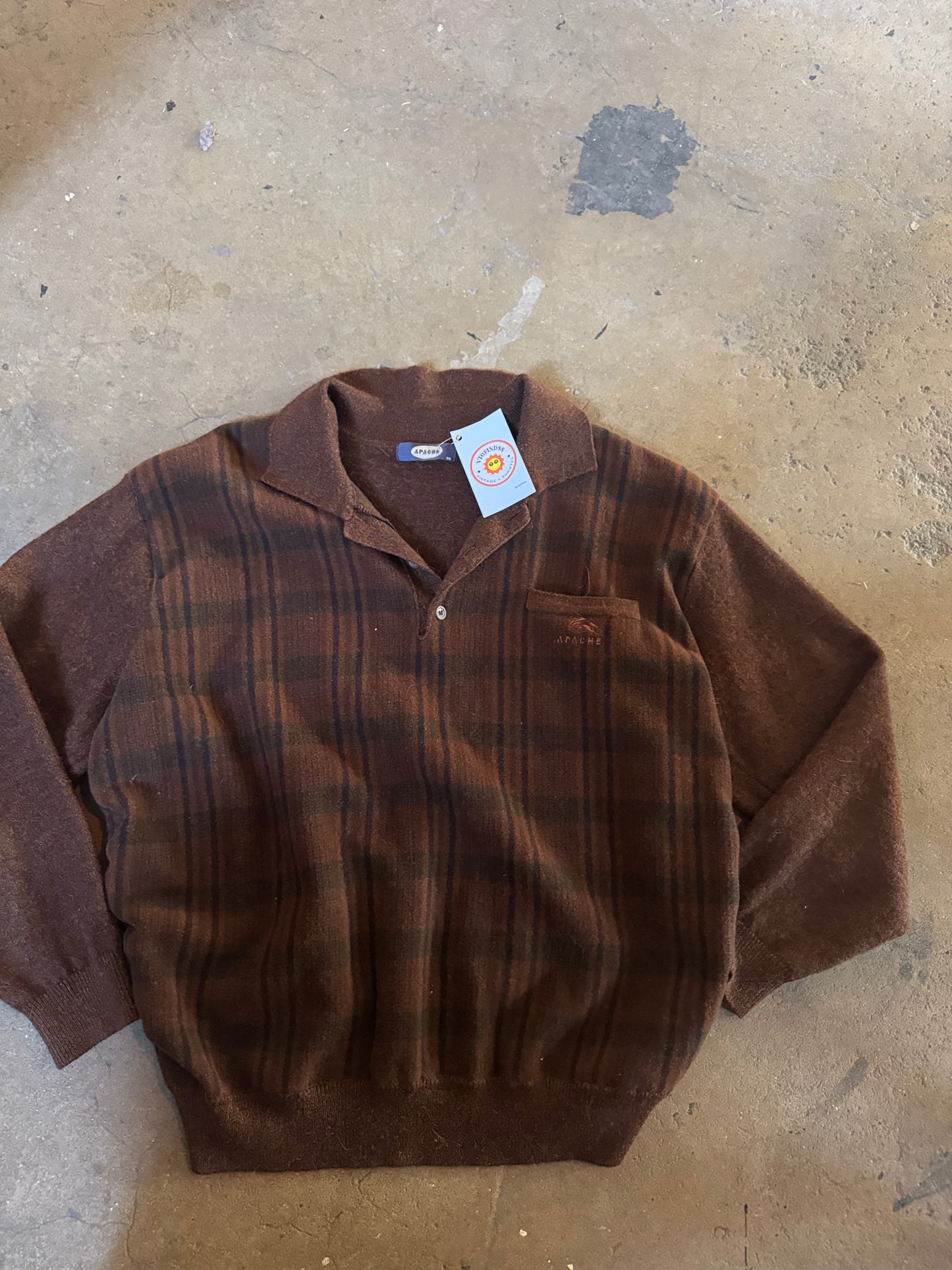 Brown vtg sweater