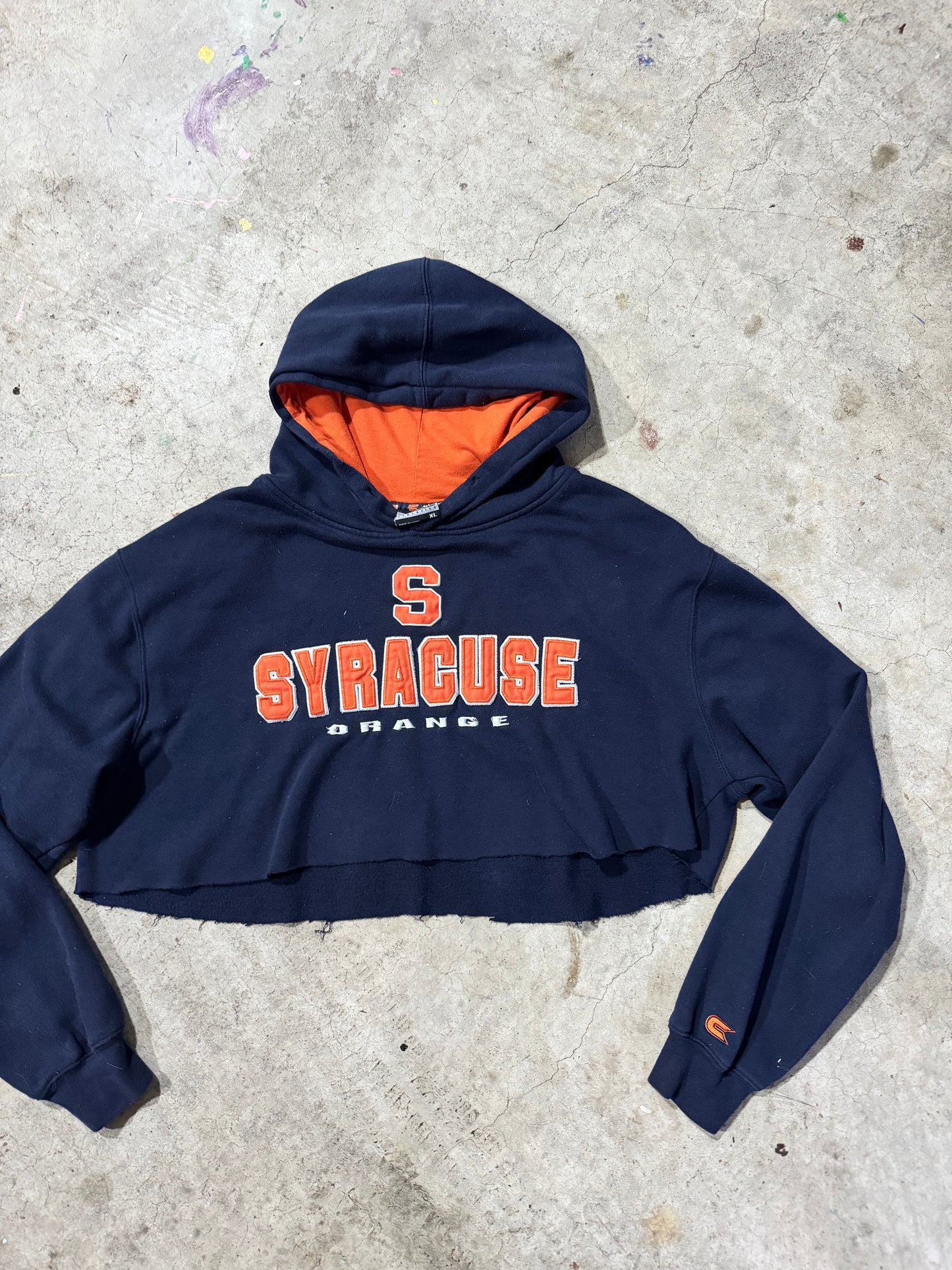 Cropped Syracuse Hoodie