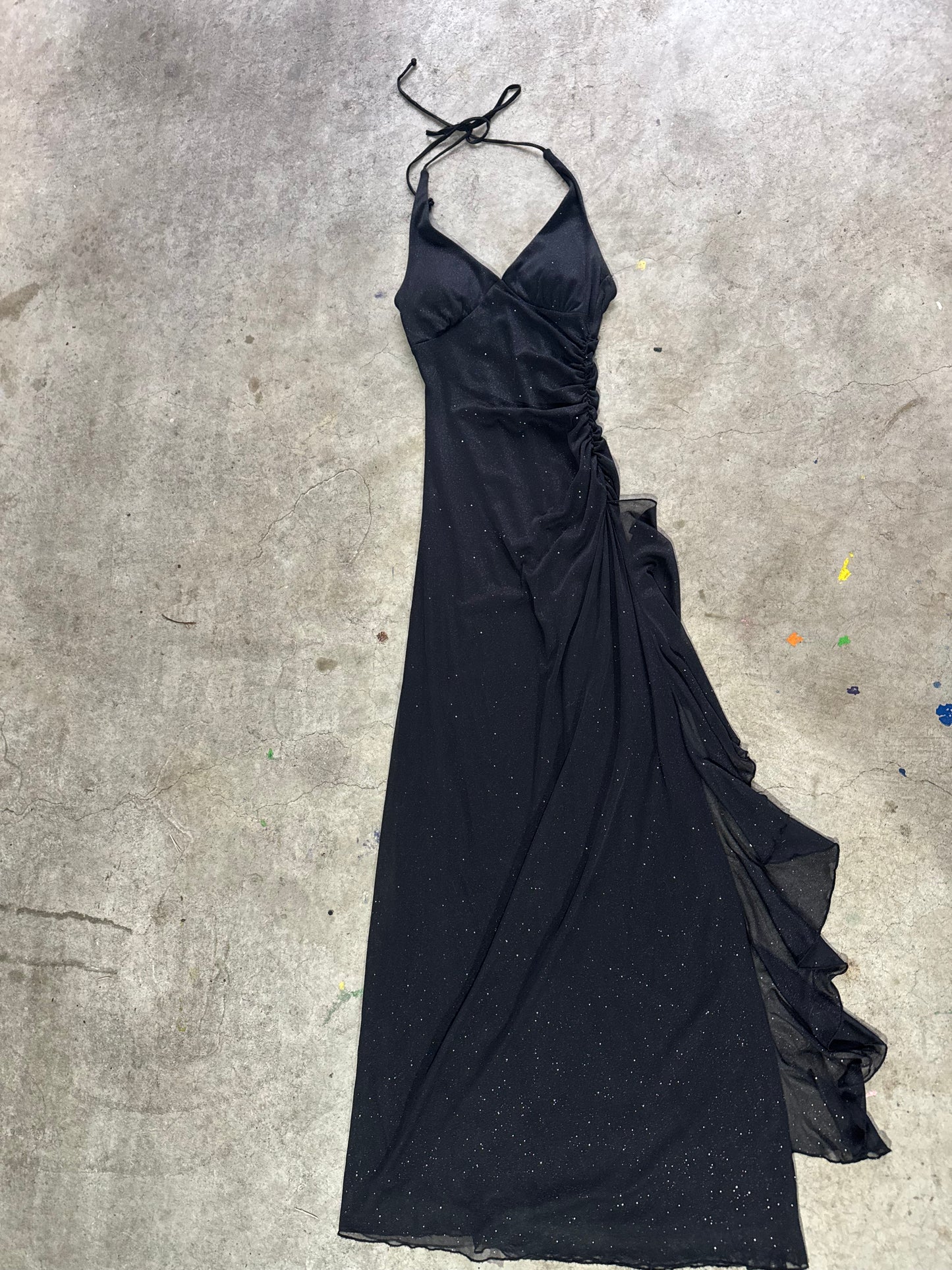 Vtg Black Slip