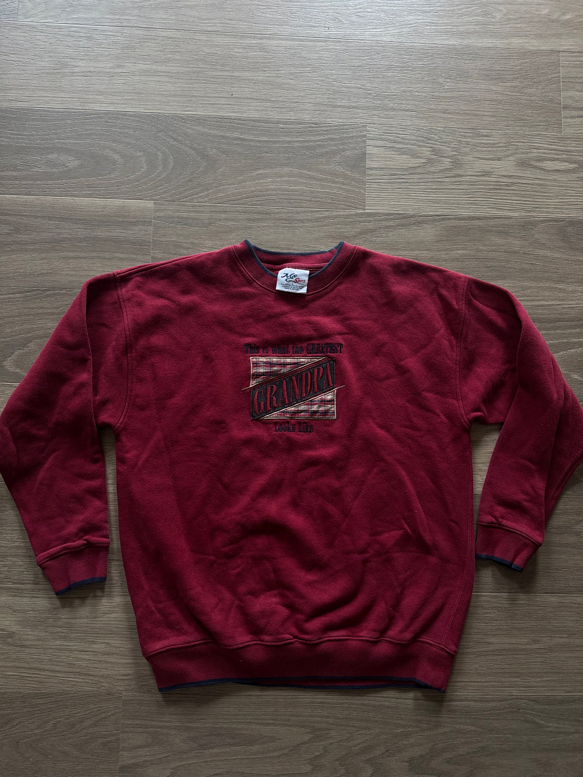 Vtg Grandpa Crewneck L
