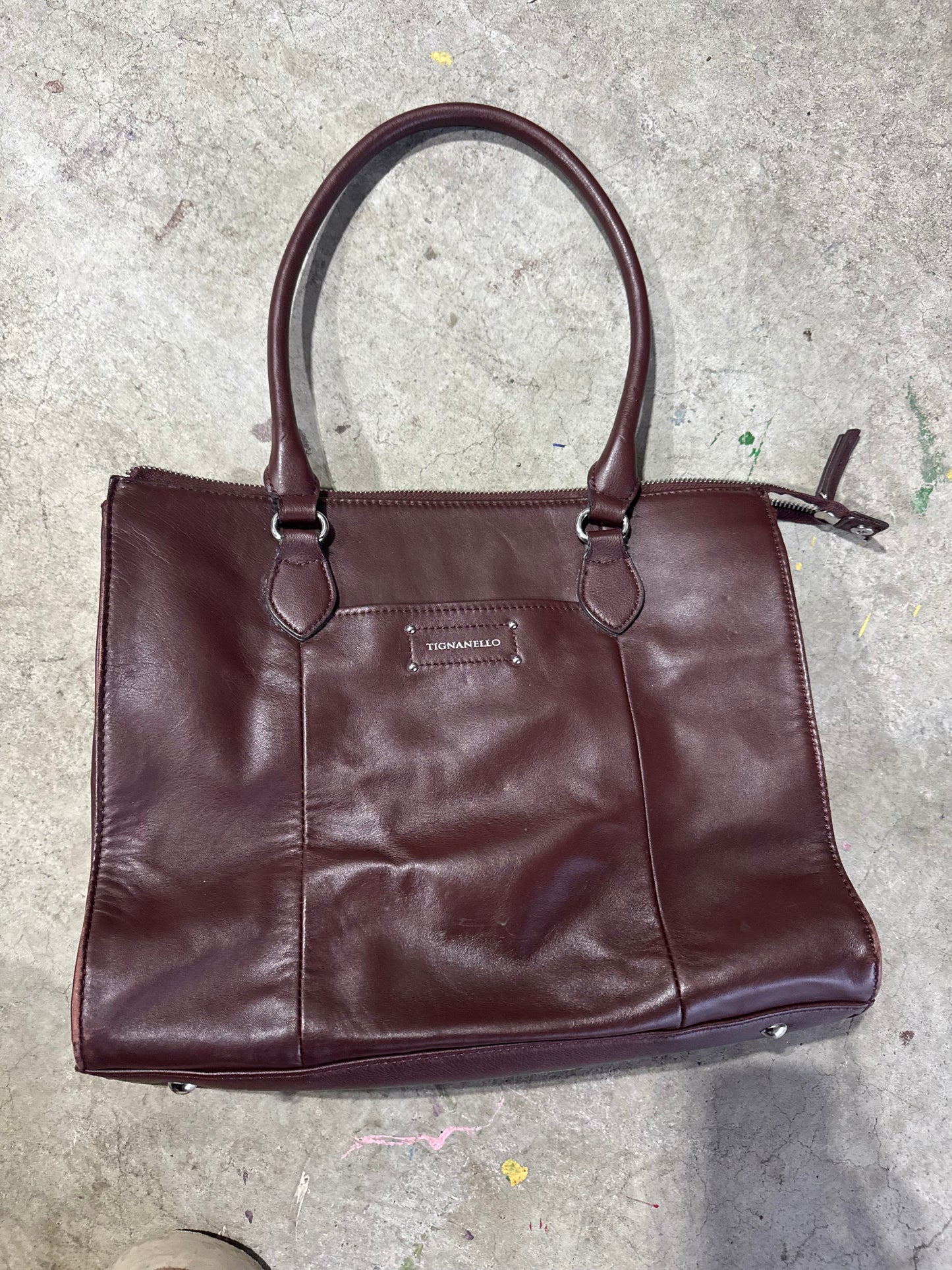 Burgundy purse