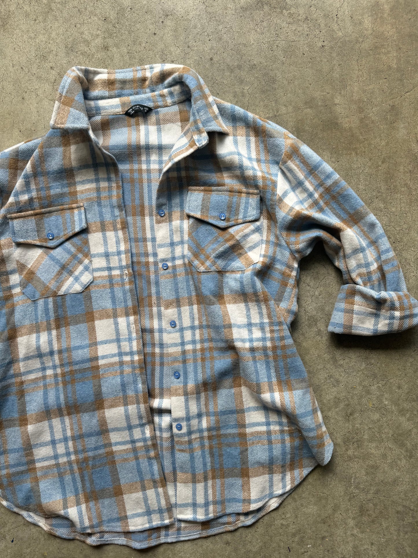 Plaid pullover