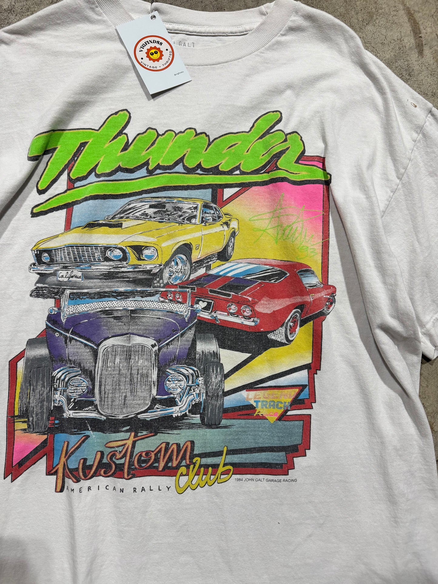 Vtg Car Tee