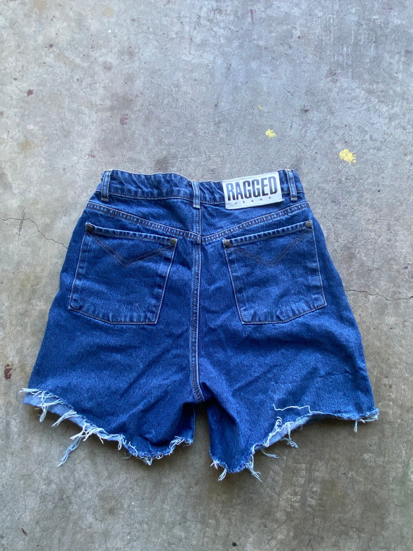 Ragged Jean Shorts